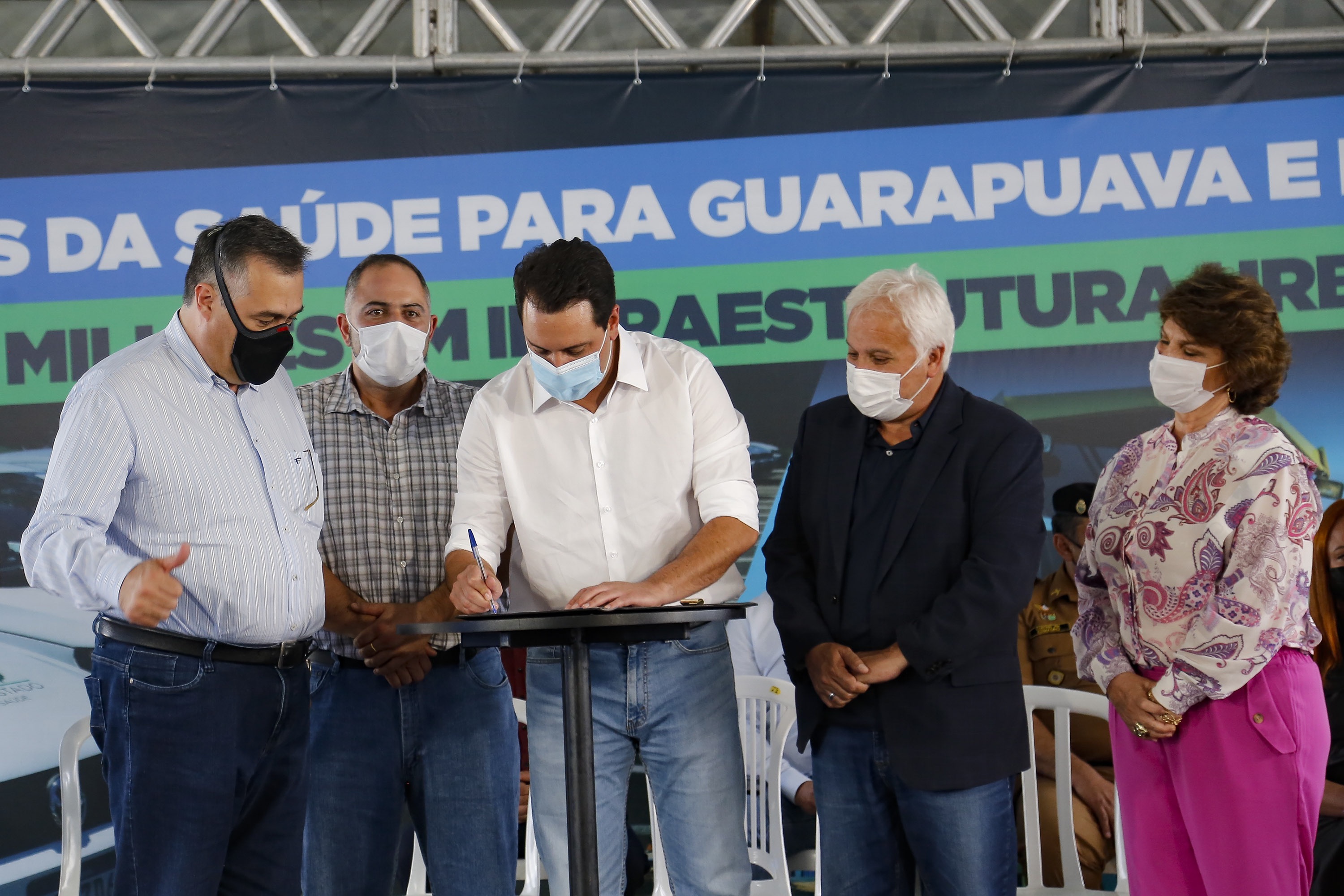 Governador libera R$ 59,6 milhões para Guarapuava investir em qualificação urbana e saúde