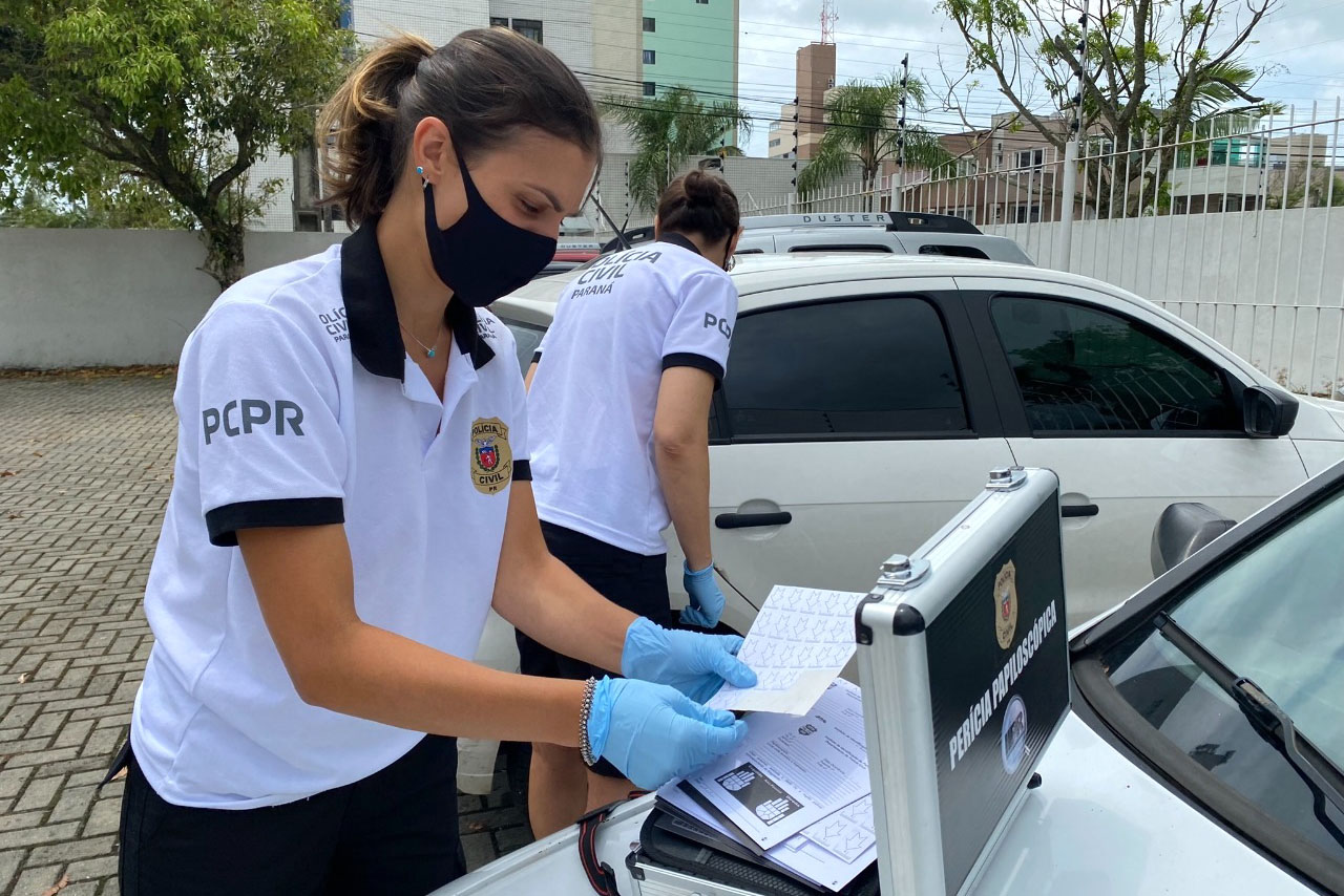 Polícia Civil do Paraná intensifica perícias papiloscópicas no Litoral