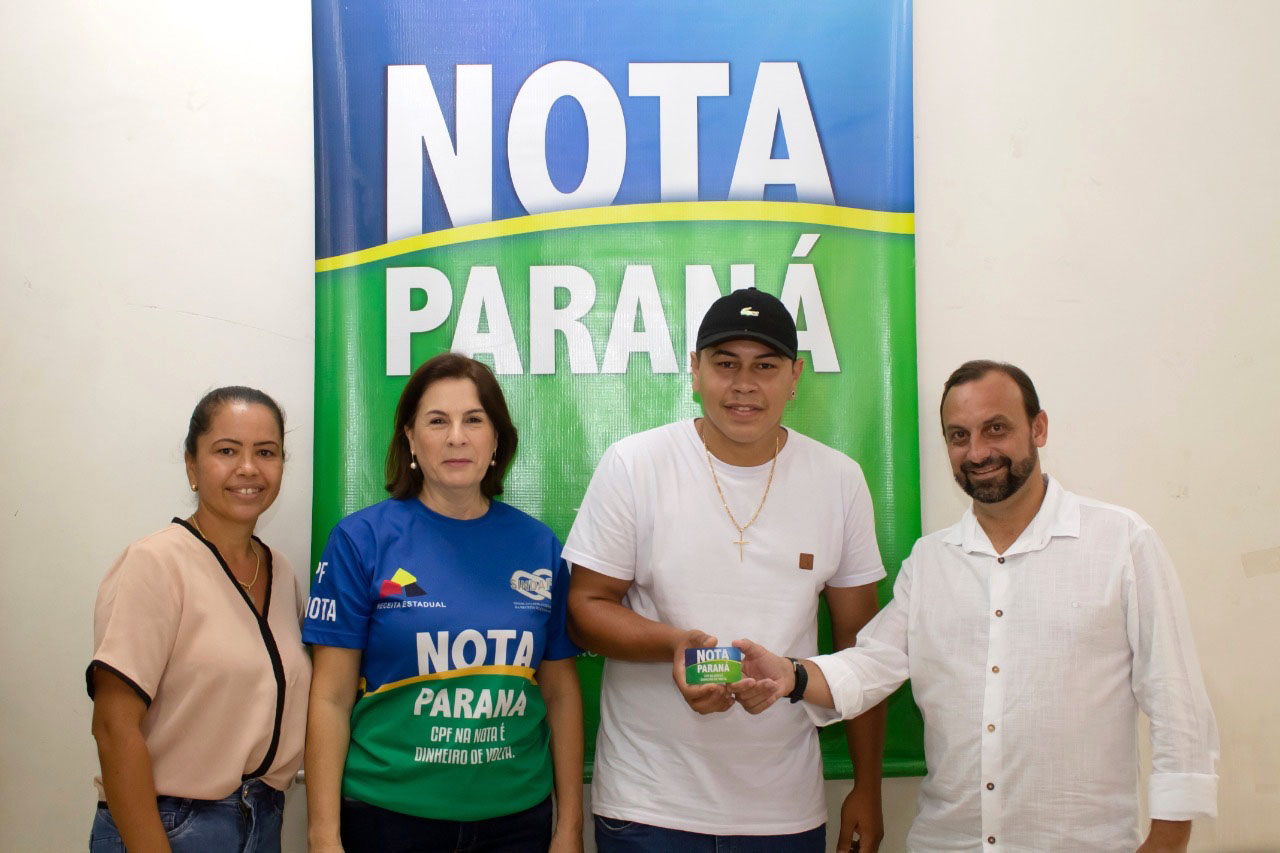 Aos 21 anos, morador de Lobato recebe o prêmio de R$ 1 milhão do Nota Paraná 