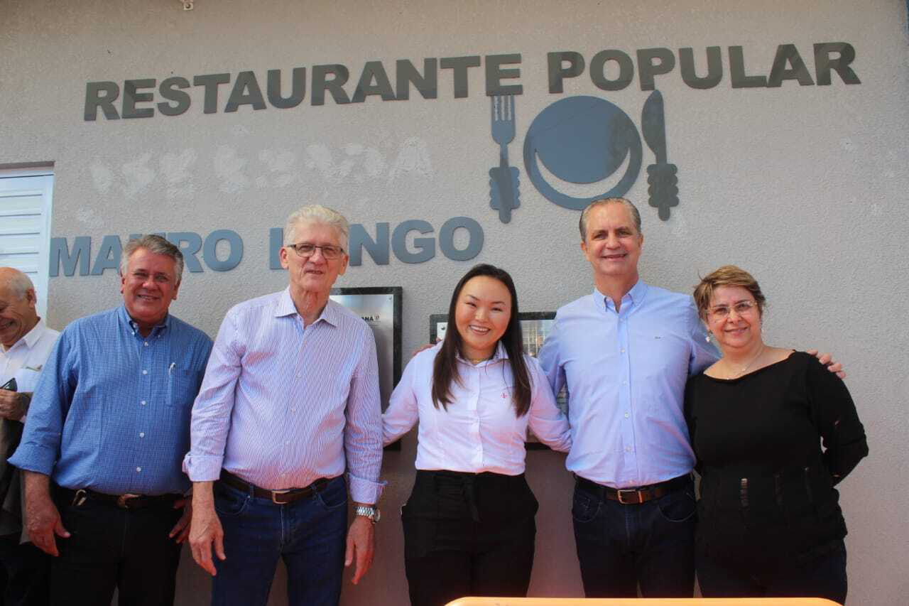 dInauguração do Restaurante Popular Comida Boa Marcos Longo, em Maringá - 