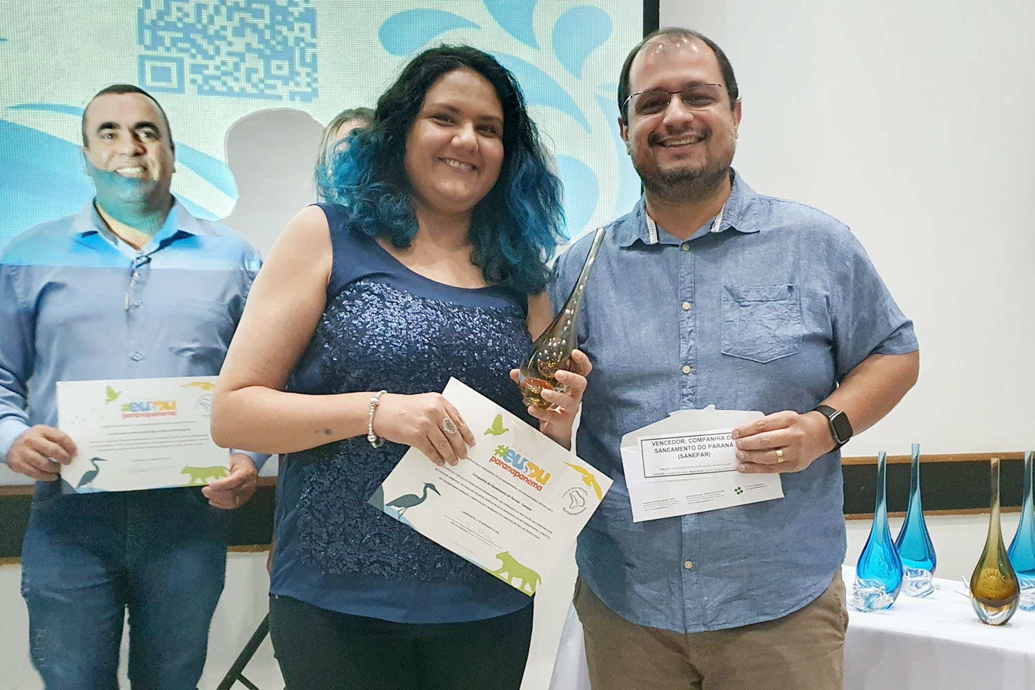 Sanepar recebe prêmio por projeto de educação socioambiental