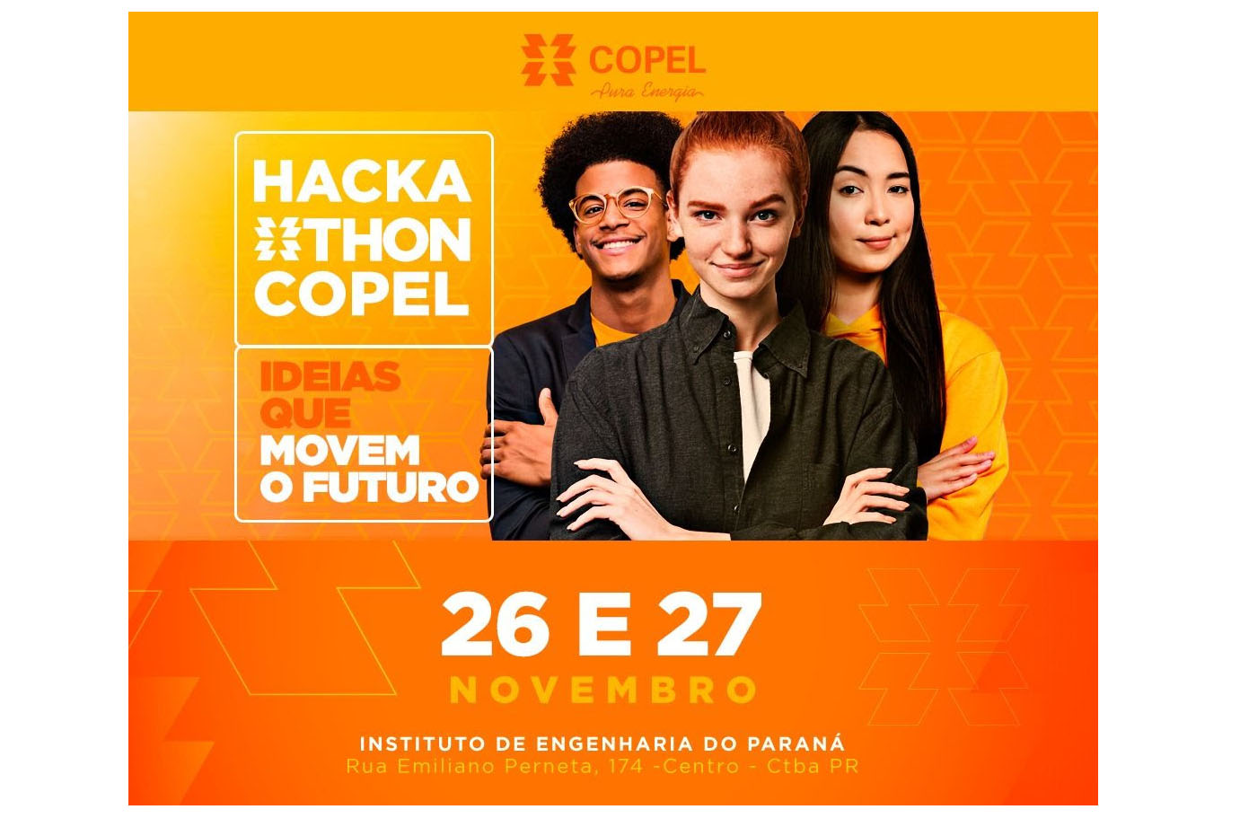 Estudantes de graduação podem se inscrever na Hackathon Copel
