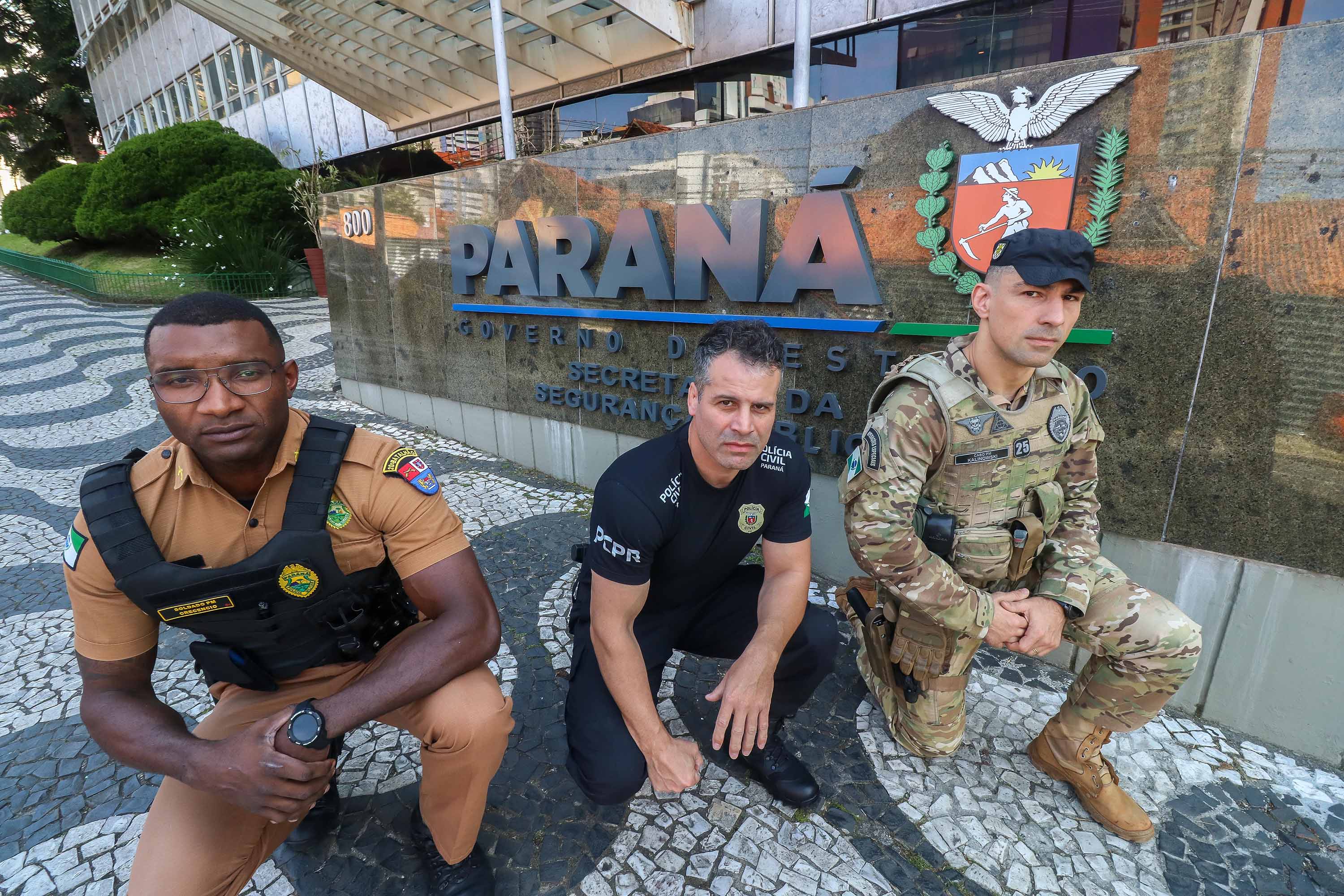 Policiais paranaenses competem no evento Combate Tático Brasil em Santa Catarina