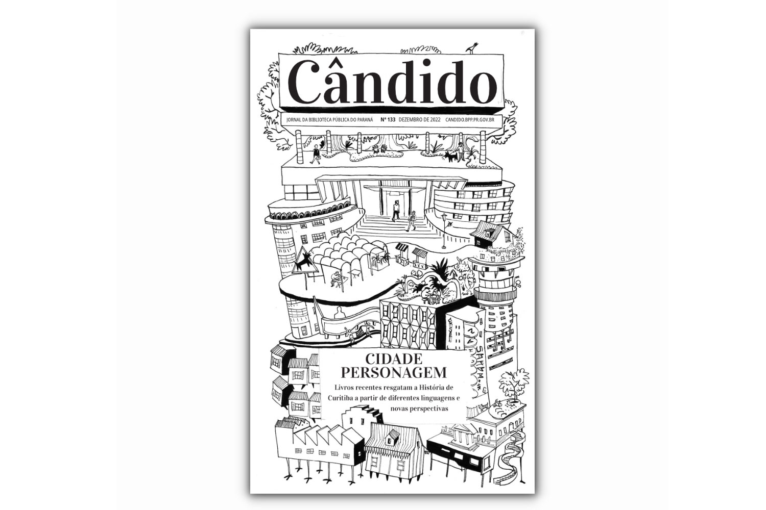 Novos livros sobre a memória de Curitiba são o assunto de capa do Cândido 133