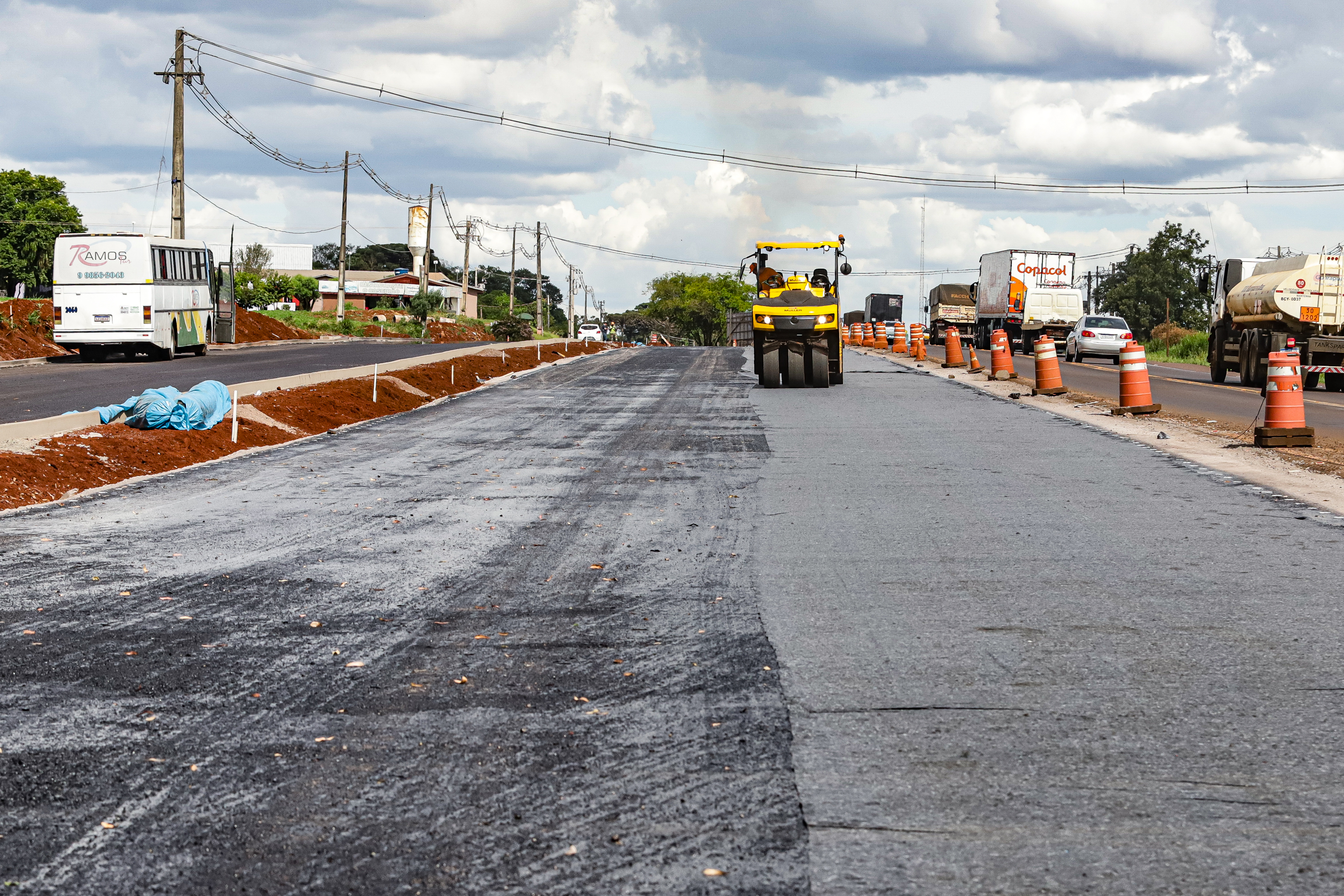 Duplicação da BR-277 em Cascavel chega a quase 60% de conclusão