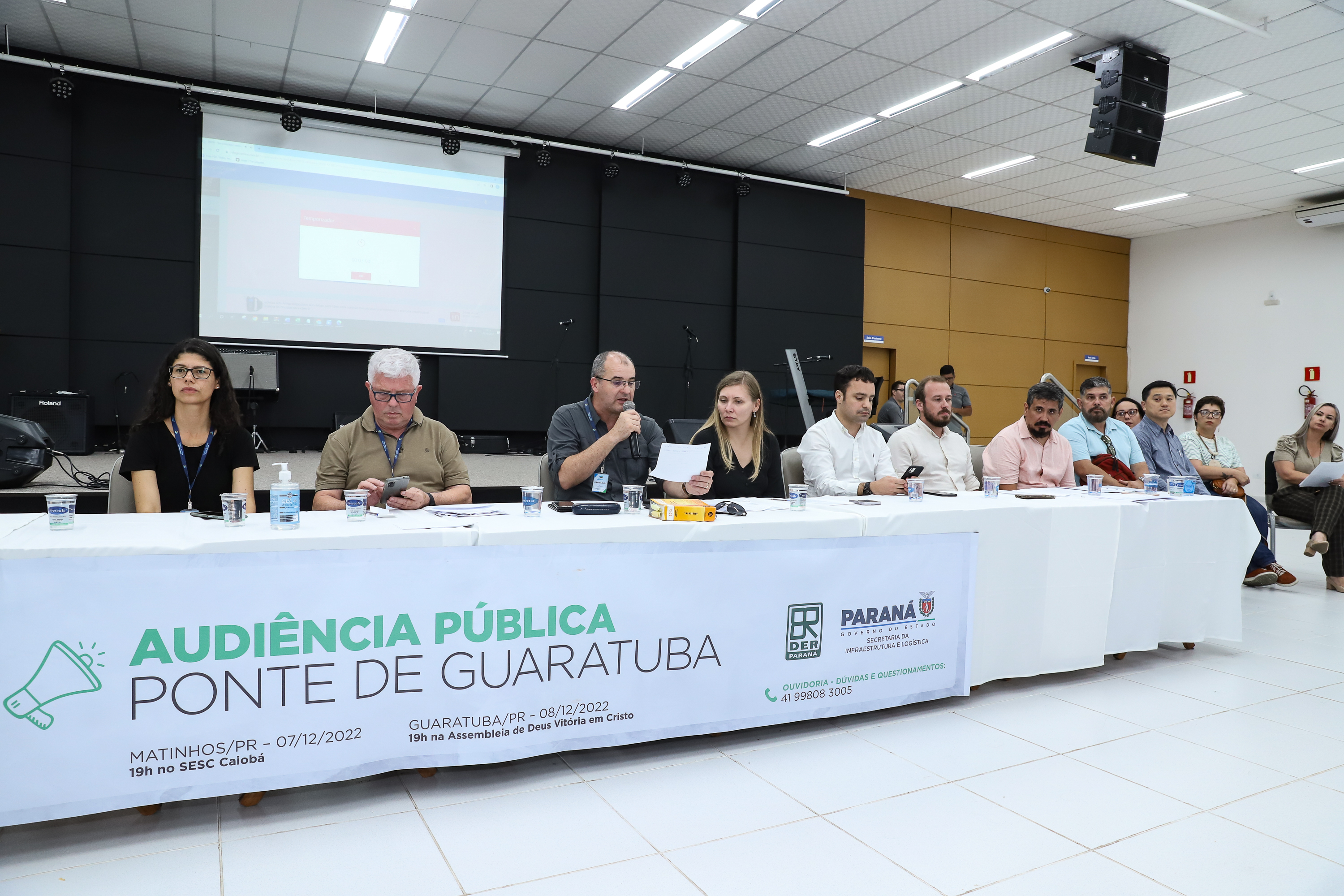 DER/PR está com inscrições abertas para as audiências públicas da Ponte de Guaratuba