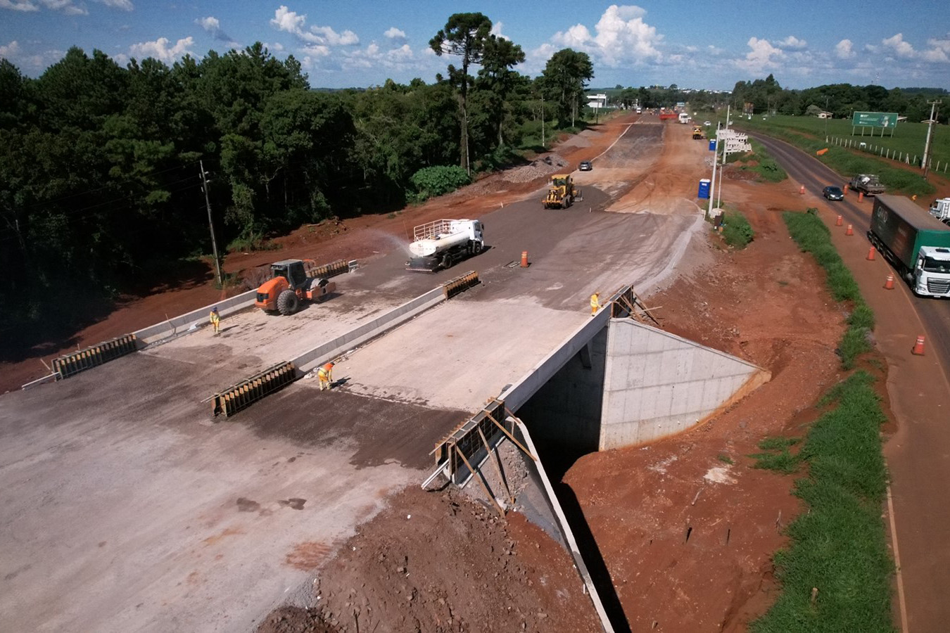 Duplicação da BR-277 em Cascavel chega a quase 60% de conclusão