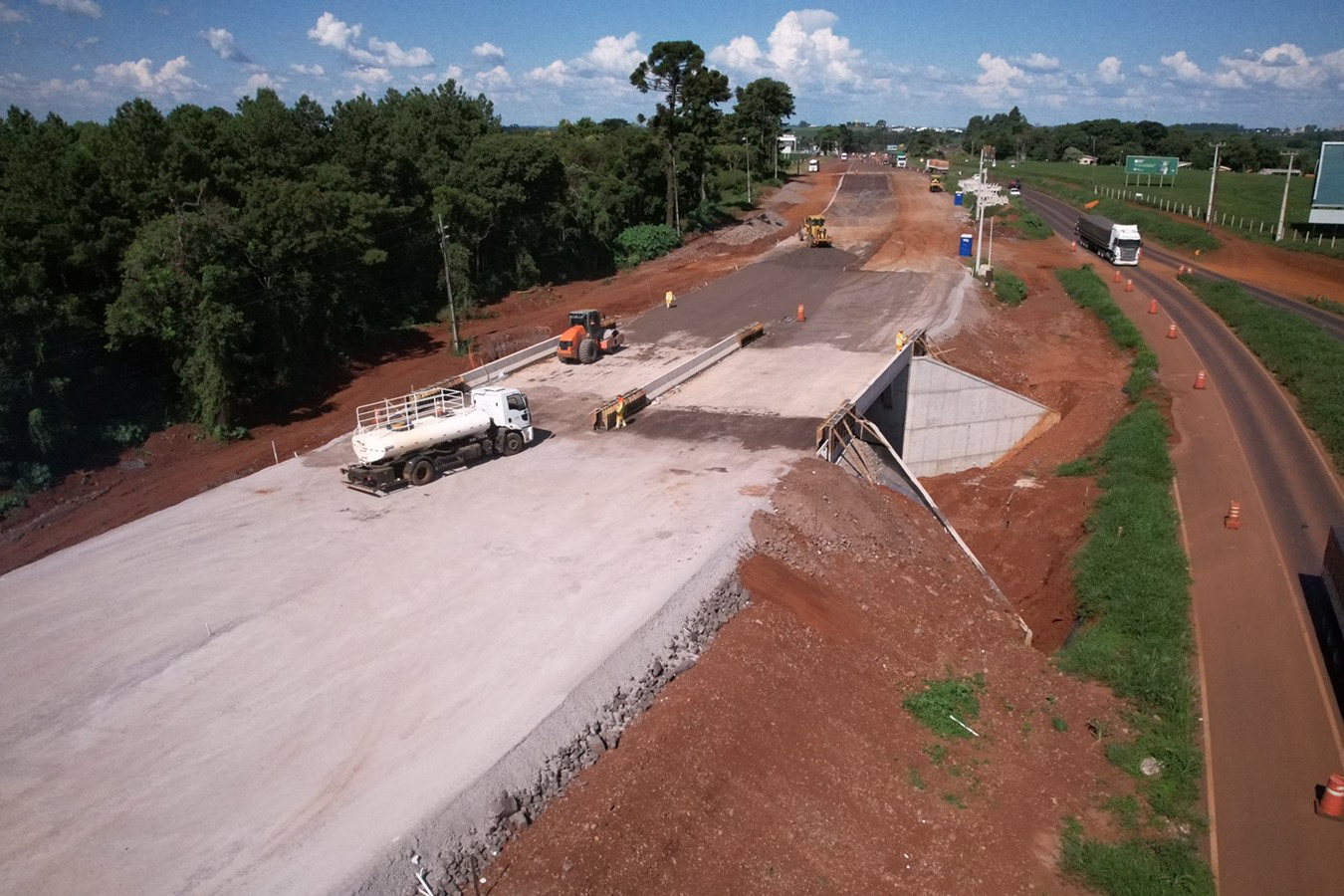 Duplicação da BR-277 em Cascavel chega a quase 60% de conclusão