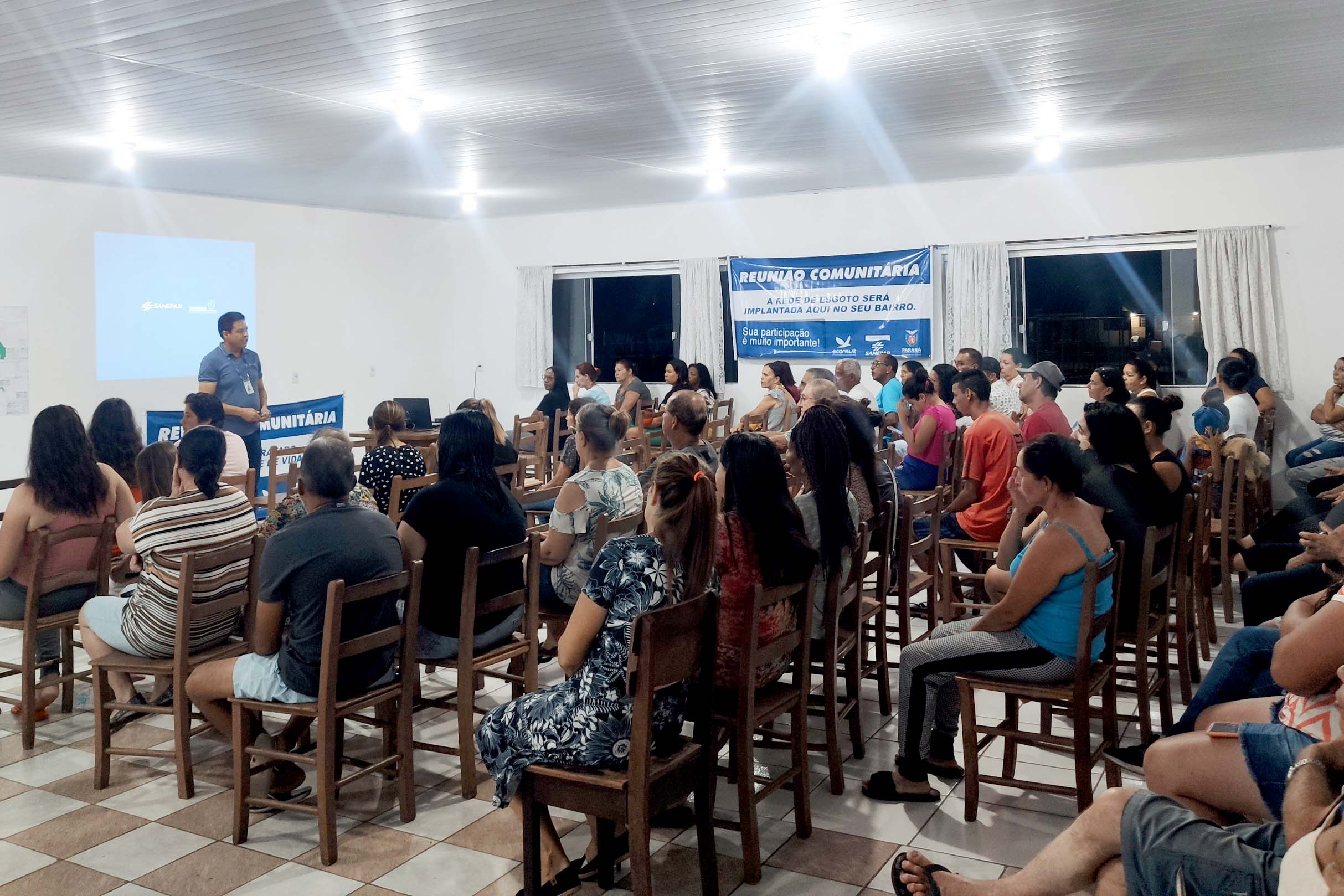  Sanepar faz reuniões comunitárias sobre obras de esgoto em União da Vitória