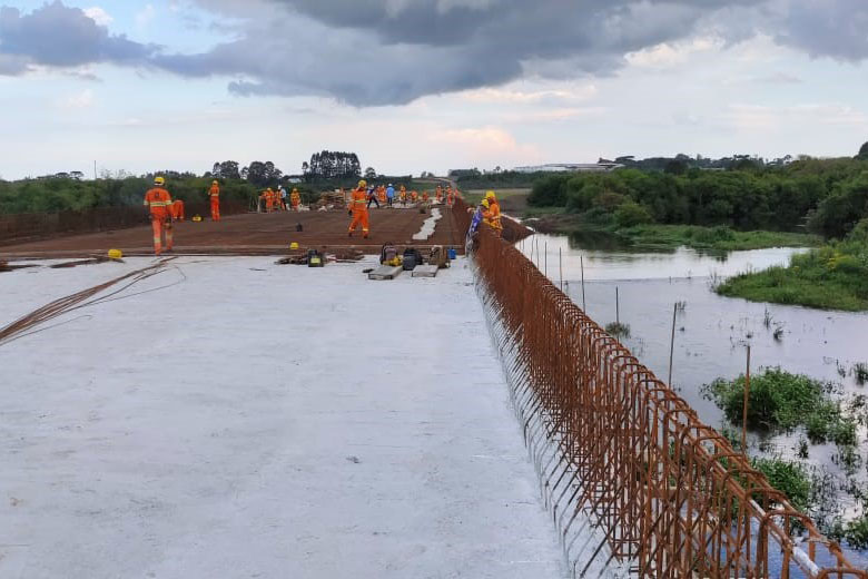 Novo contorno de Castro deve entregar ponte em breve 