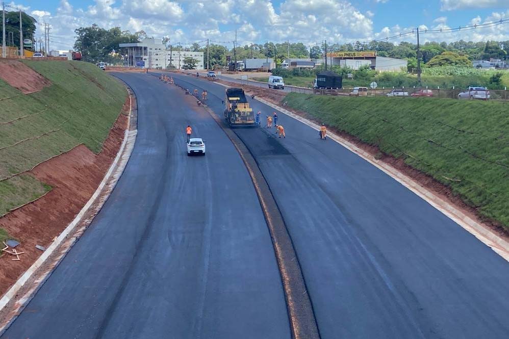 Trevo do Gauchão alcança 90% de conclusão e pistas devem ser liberadas em maio 
