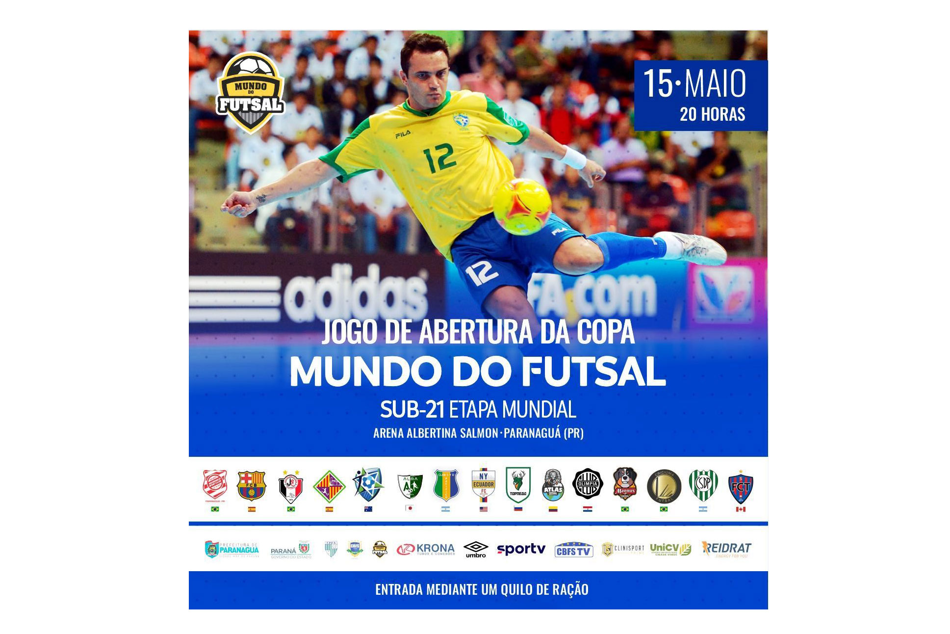 Prefeitura de Paranaguá - Copa Mundo Do Futsal Confira a programação da  competição