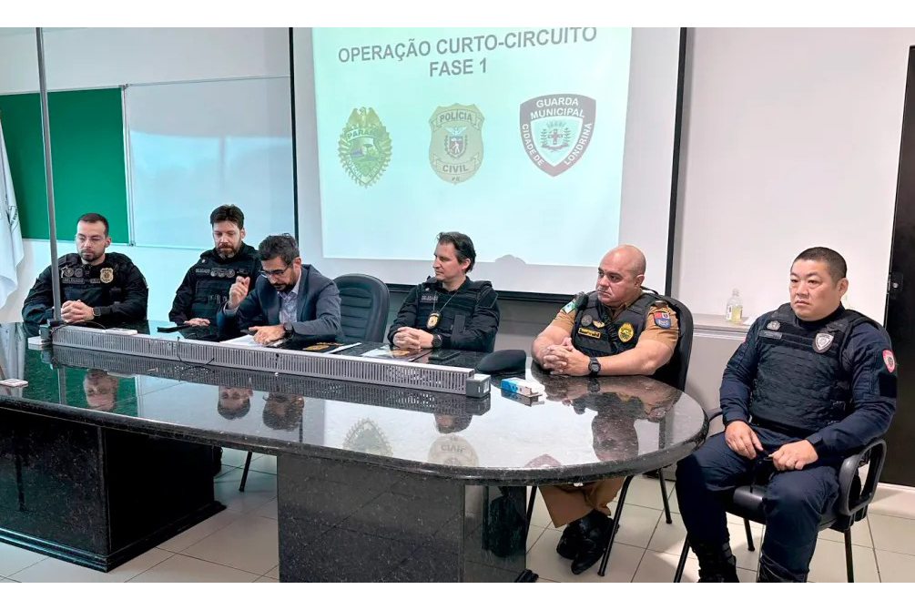 Guarda Municipal de Londrina participa da operação Curto-Circuito da Polícia Civil