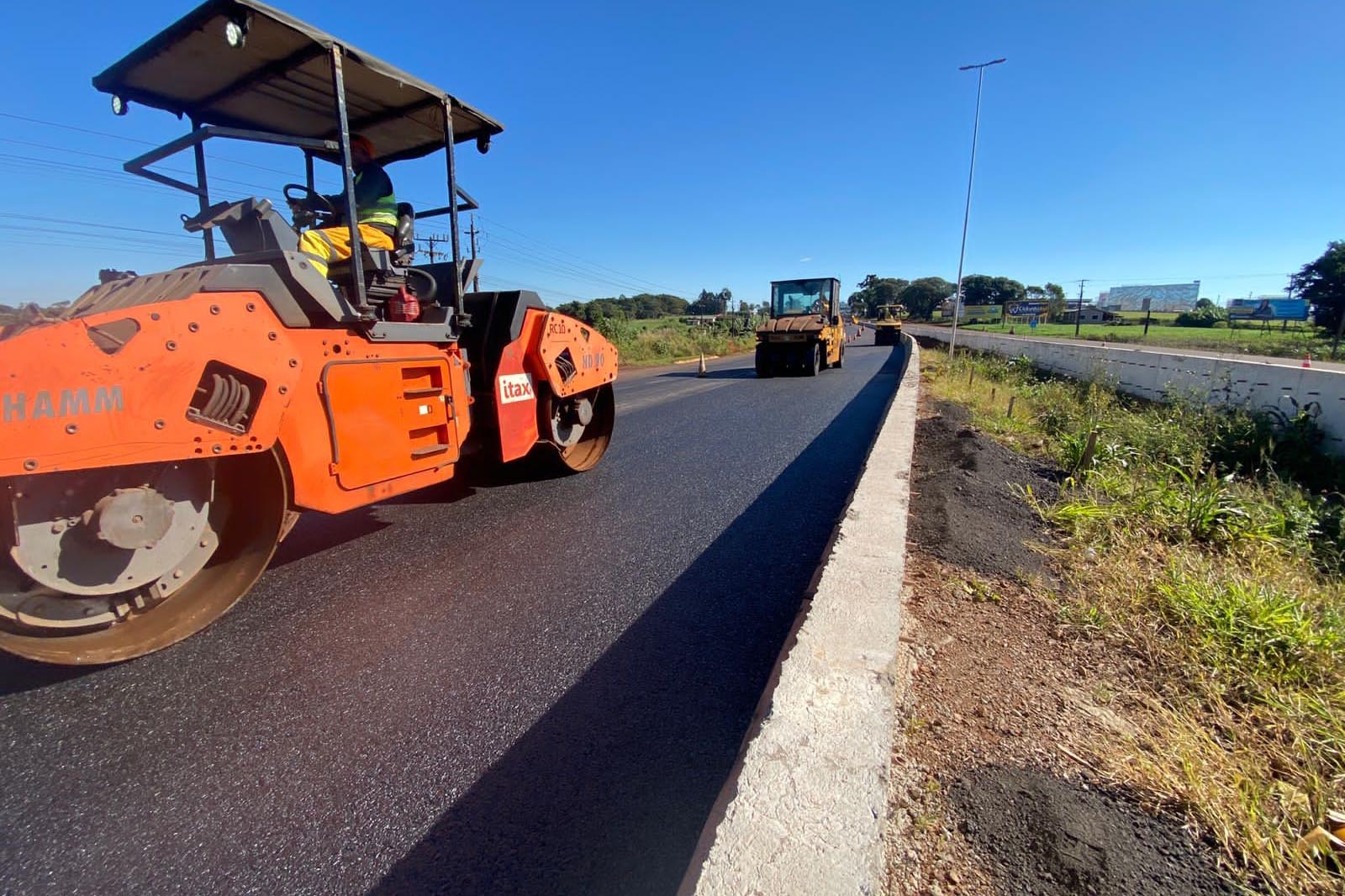 Duplicação da BR-277 em Cascavel chega a quase 60% de conclusão