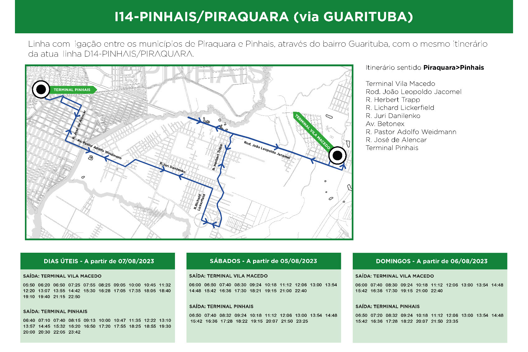 Novo Terminal de Piraquara será inaugurado no dia 5; veja as mudanças nas linhas de ônibus