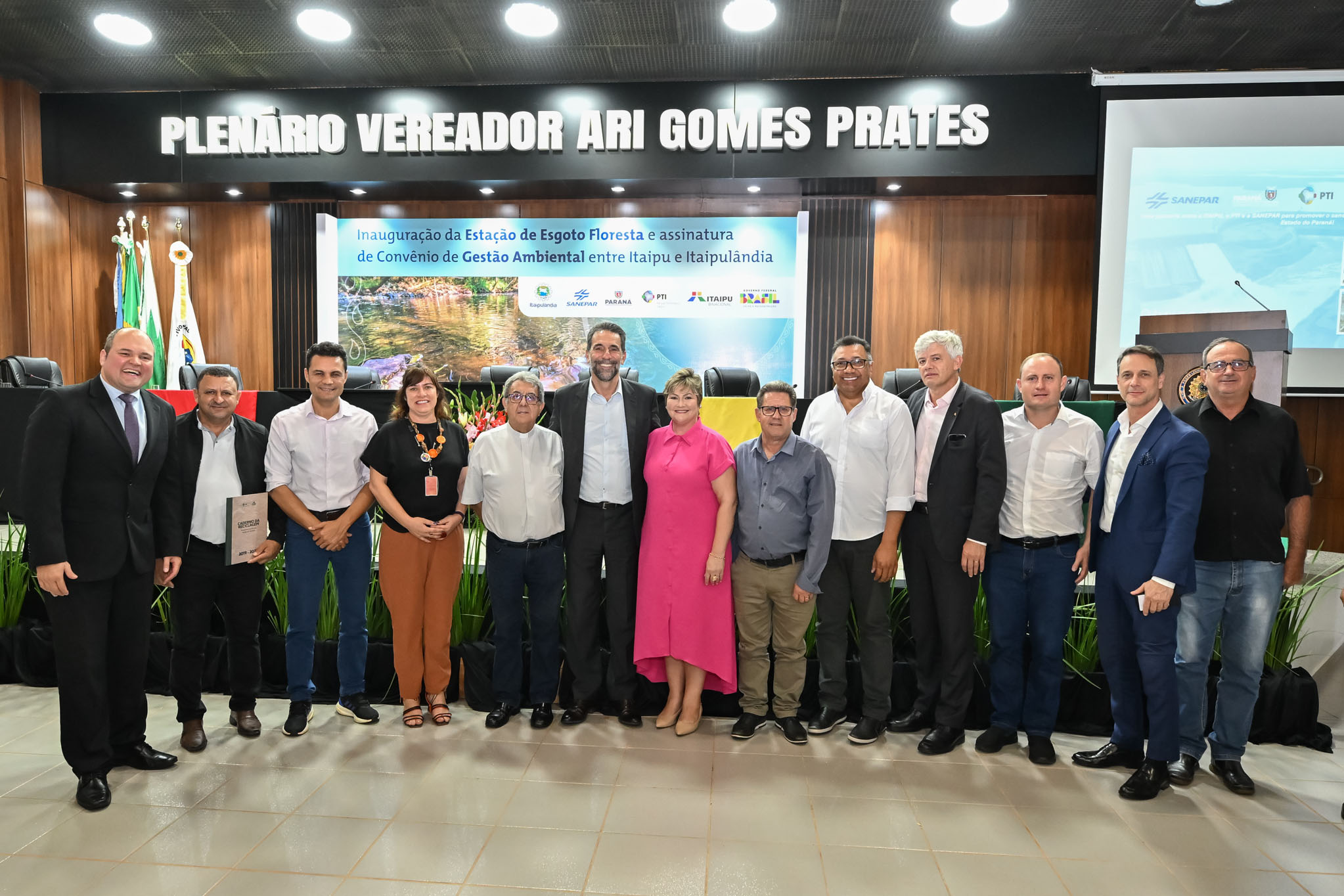 Sanepar inaugura obra em convênio com Itaipu para aplicar R$ 184 milhões em saneamento