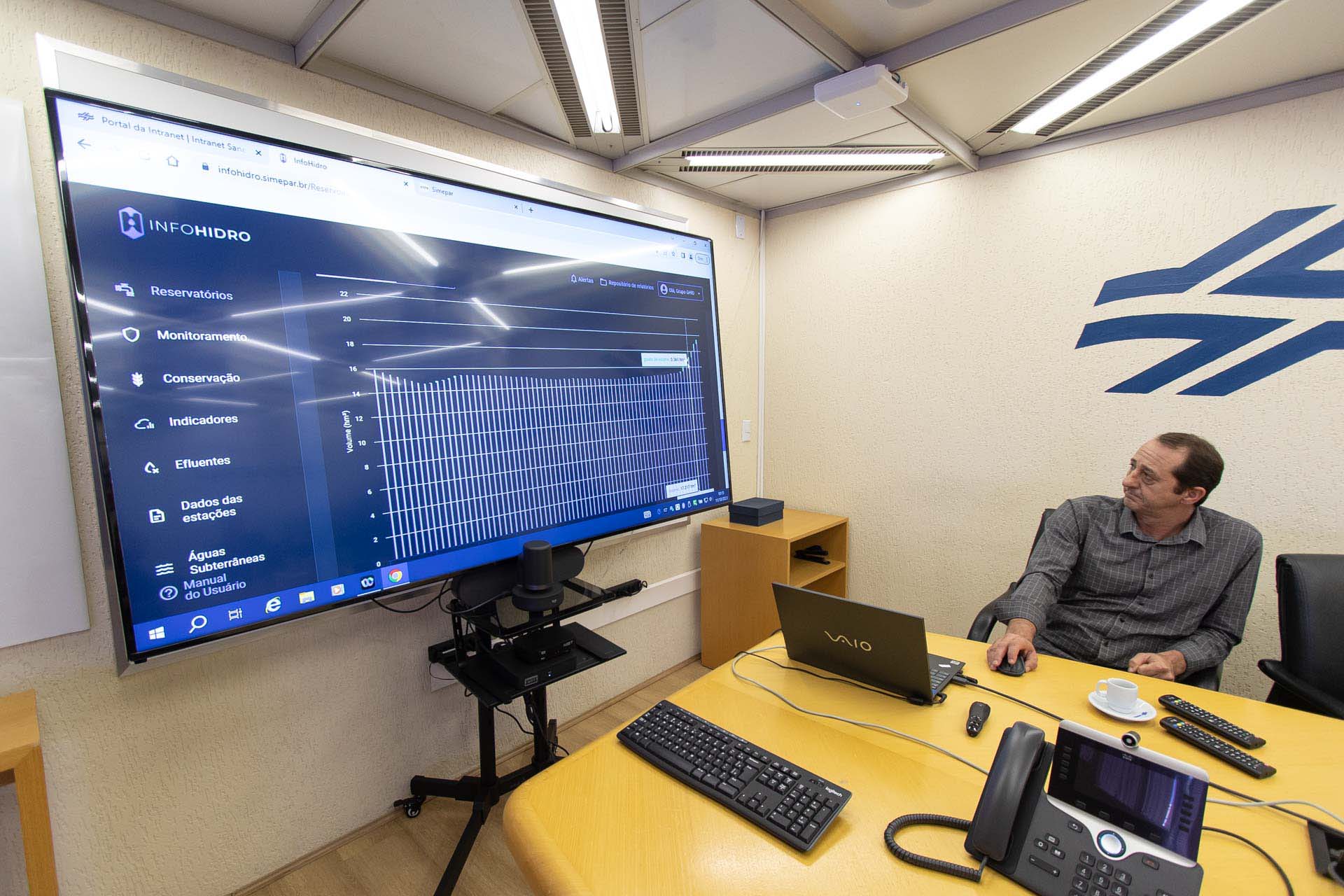   Sanepar disponibiliza sistema de monitoramento de bacias para Defesa Civil