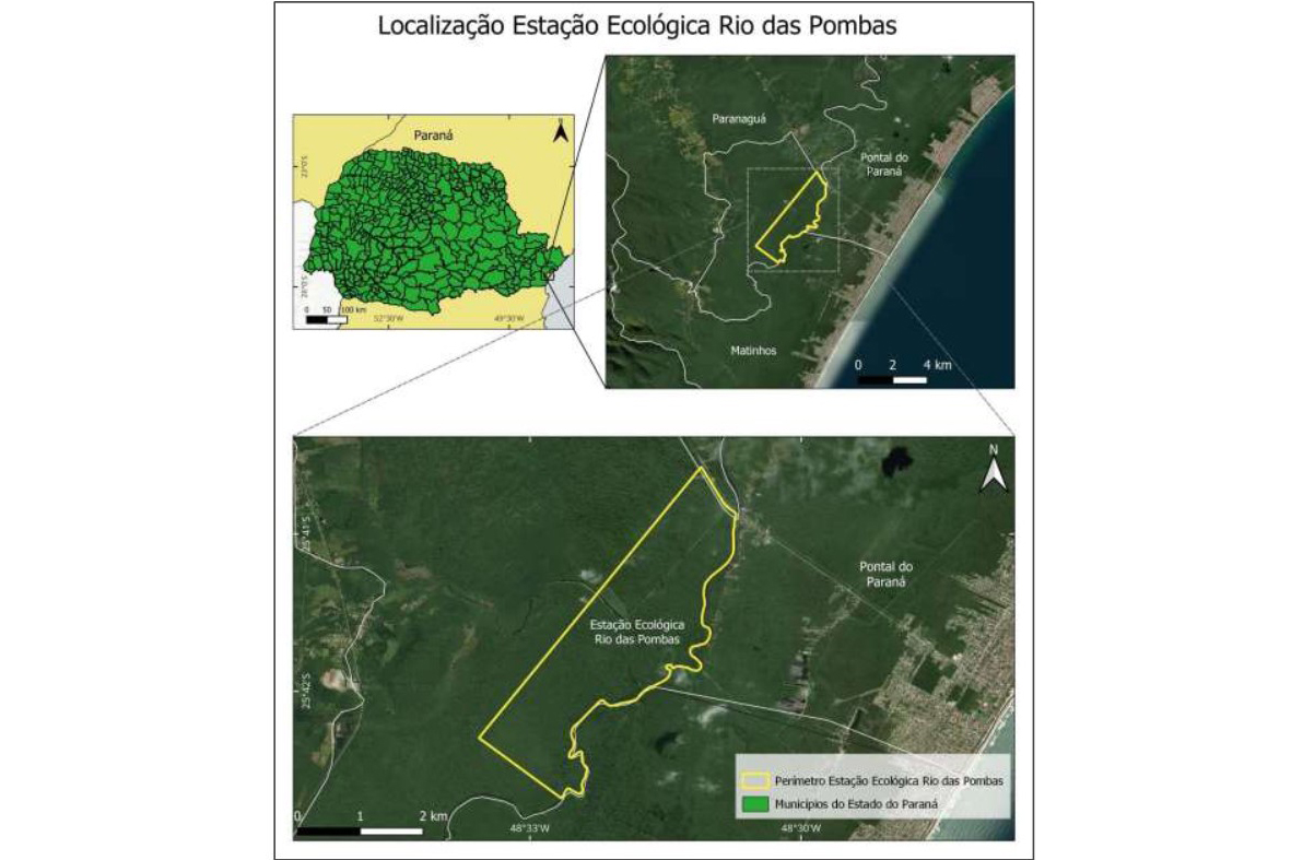 A Estação Ecológica Rio das Pombas terá quase 800 hectares e vai ajudar na preservação do ecossistema do Litoral do Paraná