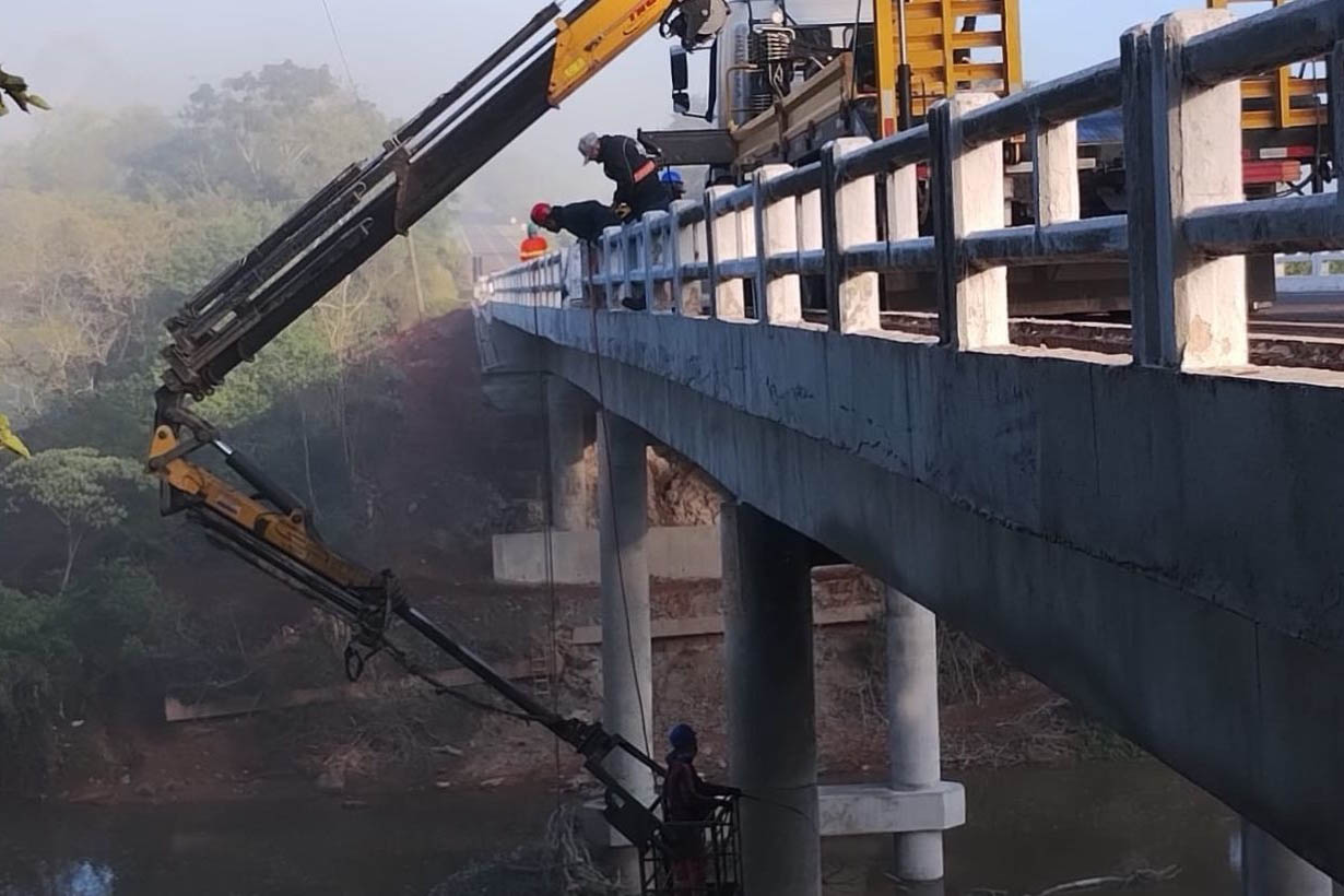 PR-439 reforma Ponte Rio das Cinzas 