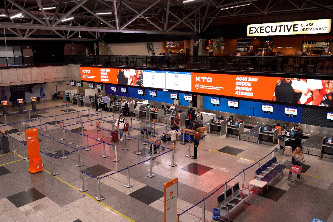 Entre janeiro e novembro de 2024, Aeroporto Afonso Pena registrou crescimento de 86% no movimento de viajantes internacionais