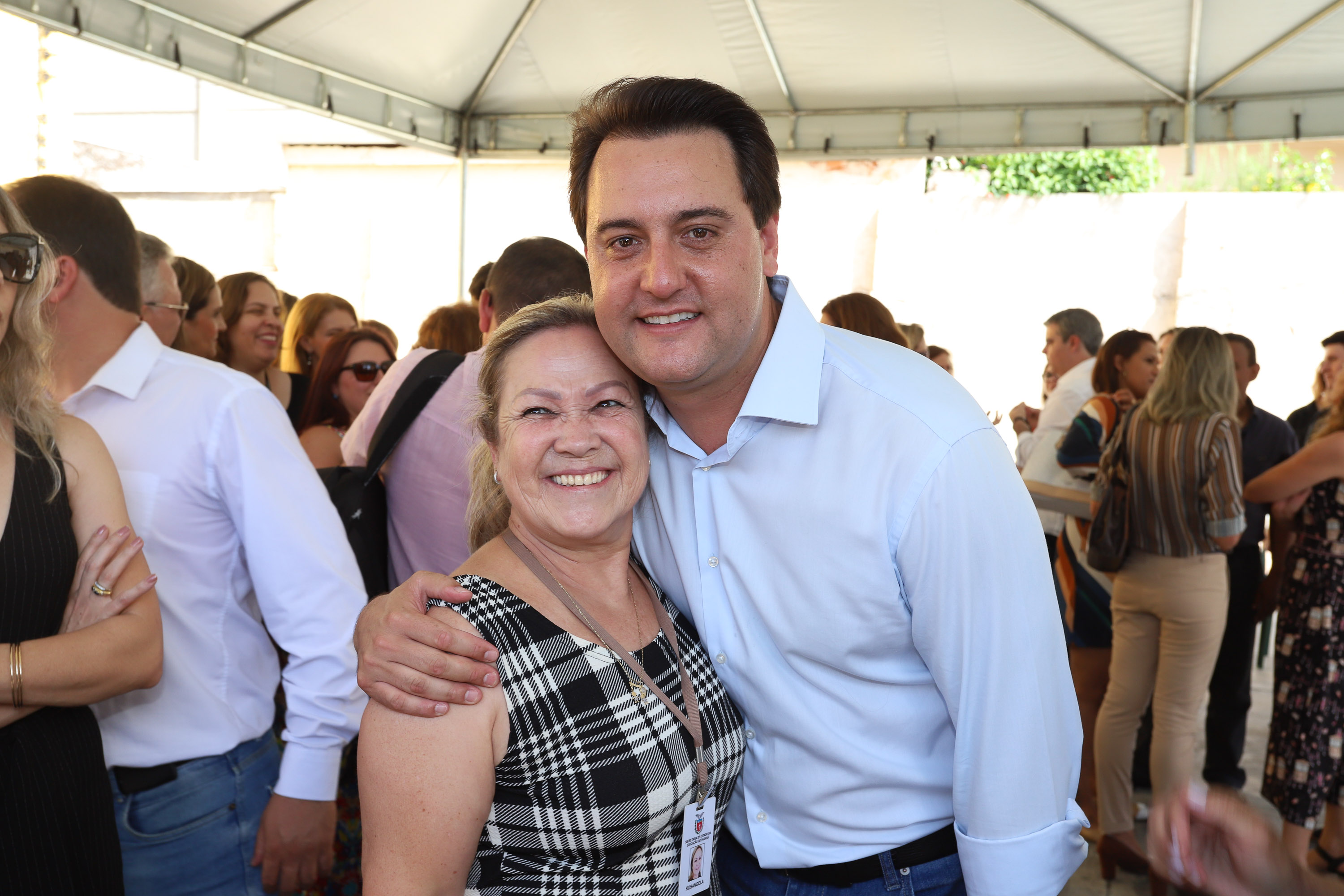 O governador Carlos Massa Ratinho Junior, acompanhou a apresentação das diretrizes de trabalho da nova gestão para a Educação, em encontro com o secretário Renato Feder e funcionários da Secretaria de Educação e do Esporte.Curitiba, 17-01-19.Foto: Foto: Rodrigo Félix Leal