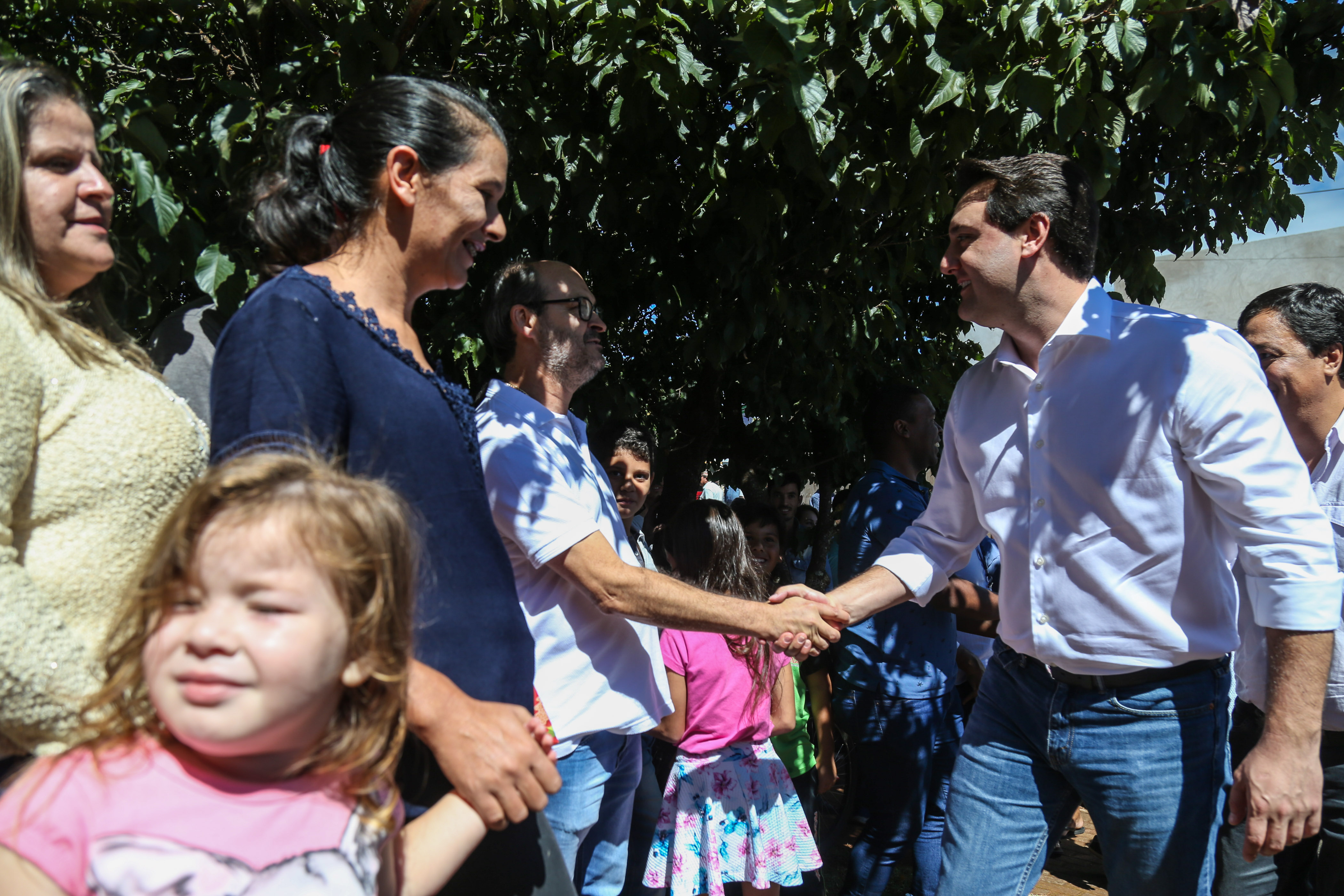 O governador Carlos Massa Ratinho Junior assina ordem de serviço para construção de Escola em Mauá da Serra nesta quarta-feira (10). Mauá da Serra, 10/04/2019 - Foto: Geraldo Bubniak/ANPr