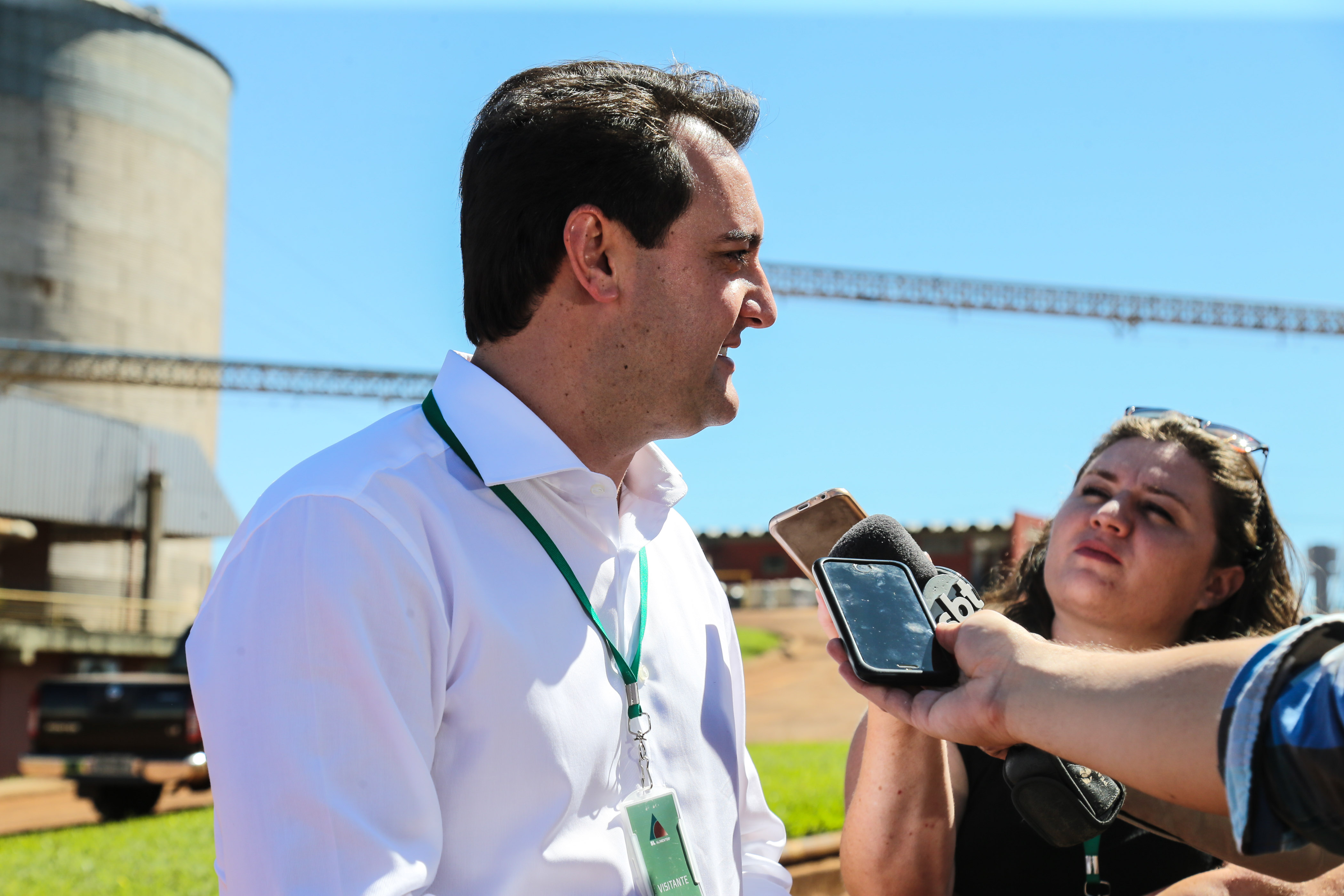 O governador Carlos Massa Ratinho Junior visita a SL Alimentos em Mauá da Serra nesta quarta-feira (10). Londrina, 10/04/2019 - Foto: Geraldo Bubniak/ANPr