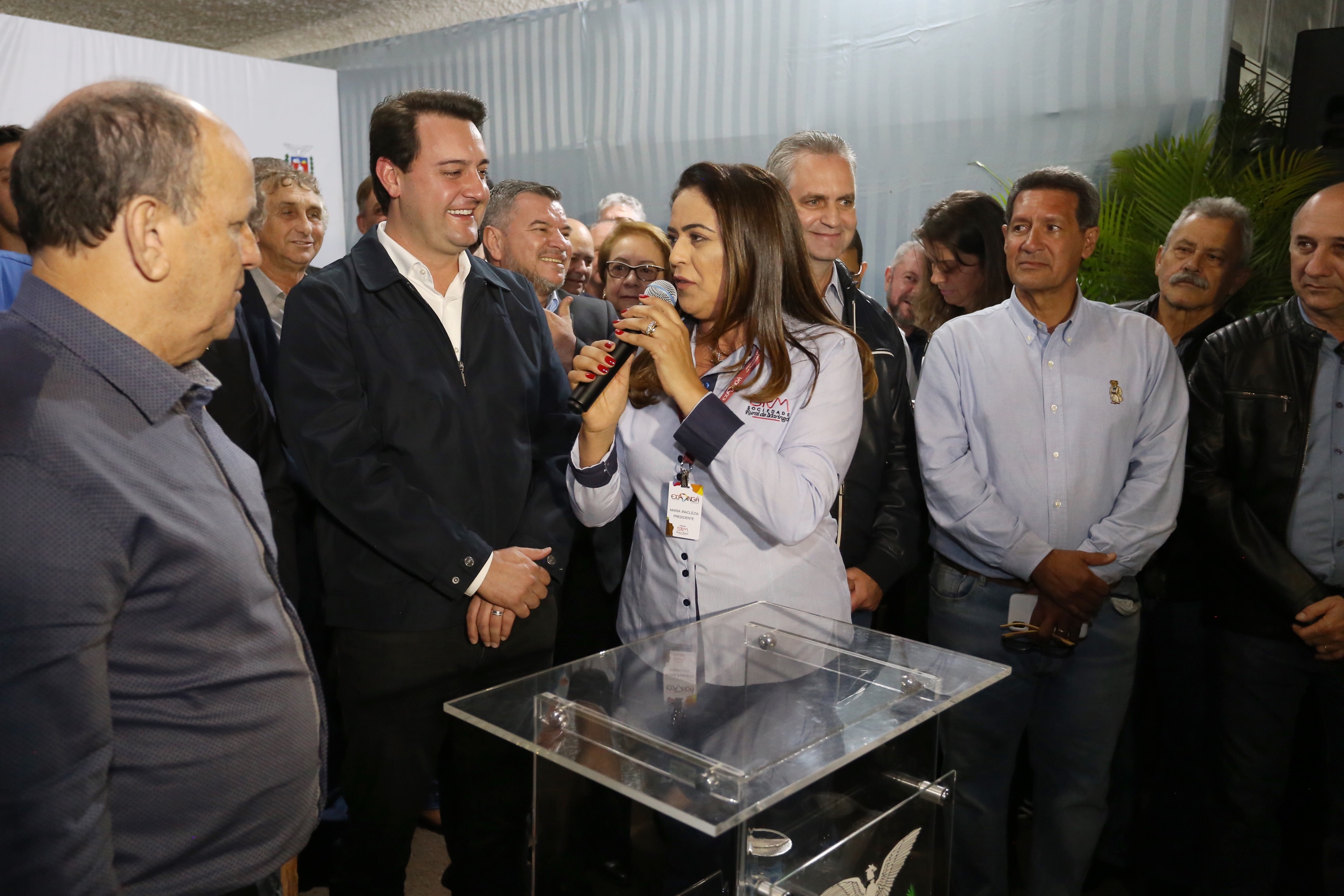 O governador Carlos Massa Ratinho Junior destacou, no ato de transferência da sede da administração estadual para Maringá, no Noroeste do Paraná, que a iniciativa visa atender as demandas da região e tornar o Governo mais acessível para a população. O município irá sediar o Poder Executivo até sexta-feira (17). Foto: José Fernando Ogura/ANPr