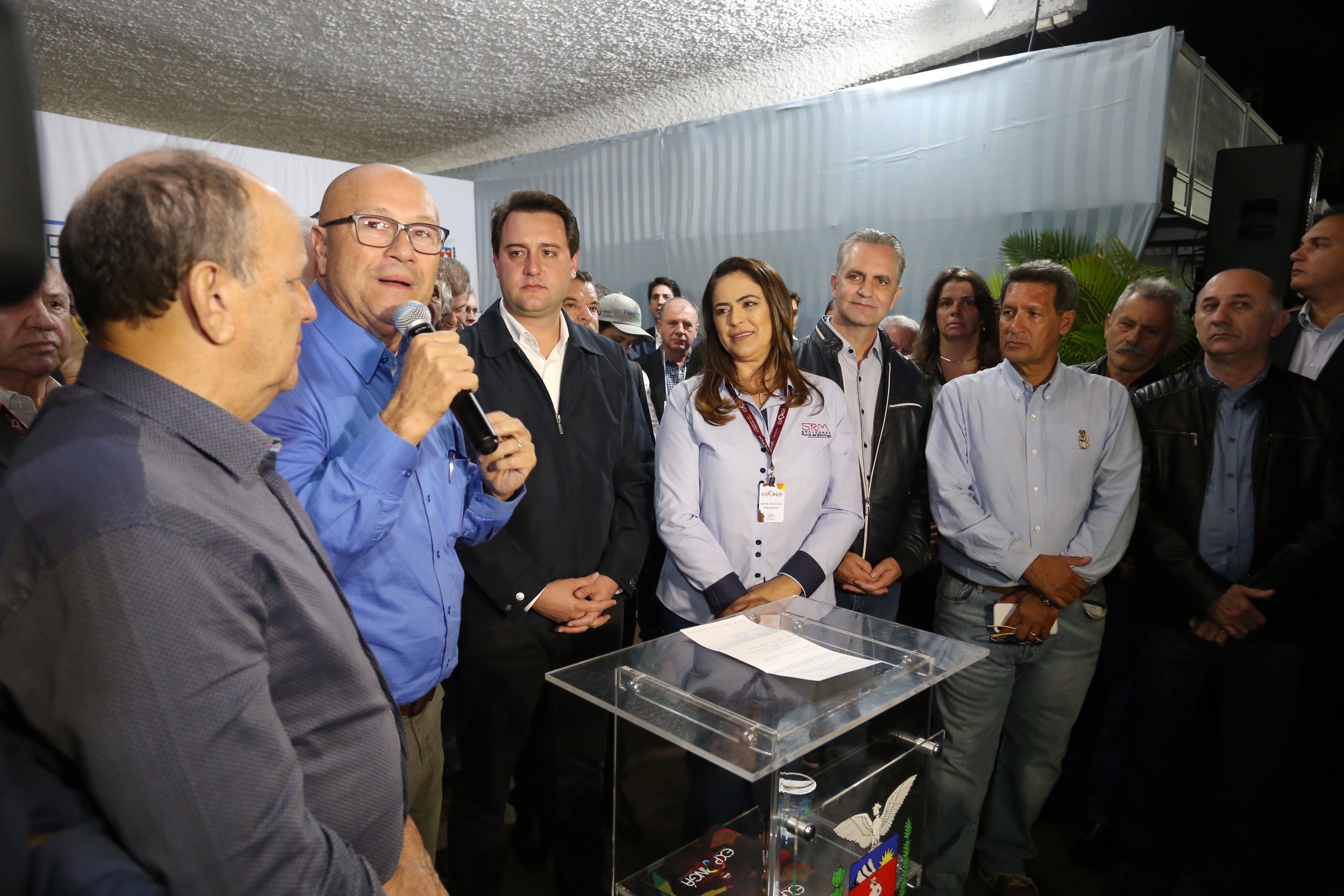 O governador Carlos Massa Ratinho Junior destacou, no ato de transferência da sede da administração estadual para Maringá, no Noroeste do Paraná, que a iniciativa visa atender as demandas da região e tornar o Governo mais acessível para a população. O município irá sediar o Poder Executivo até sexta-feira (17). Foto: José Fernando Ogura/ANPr