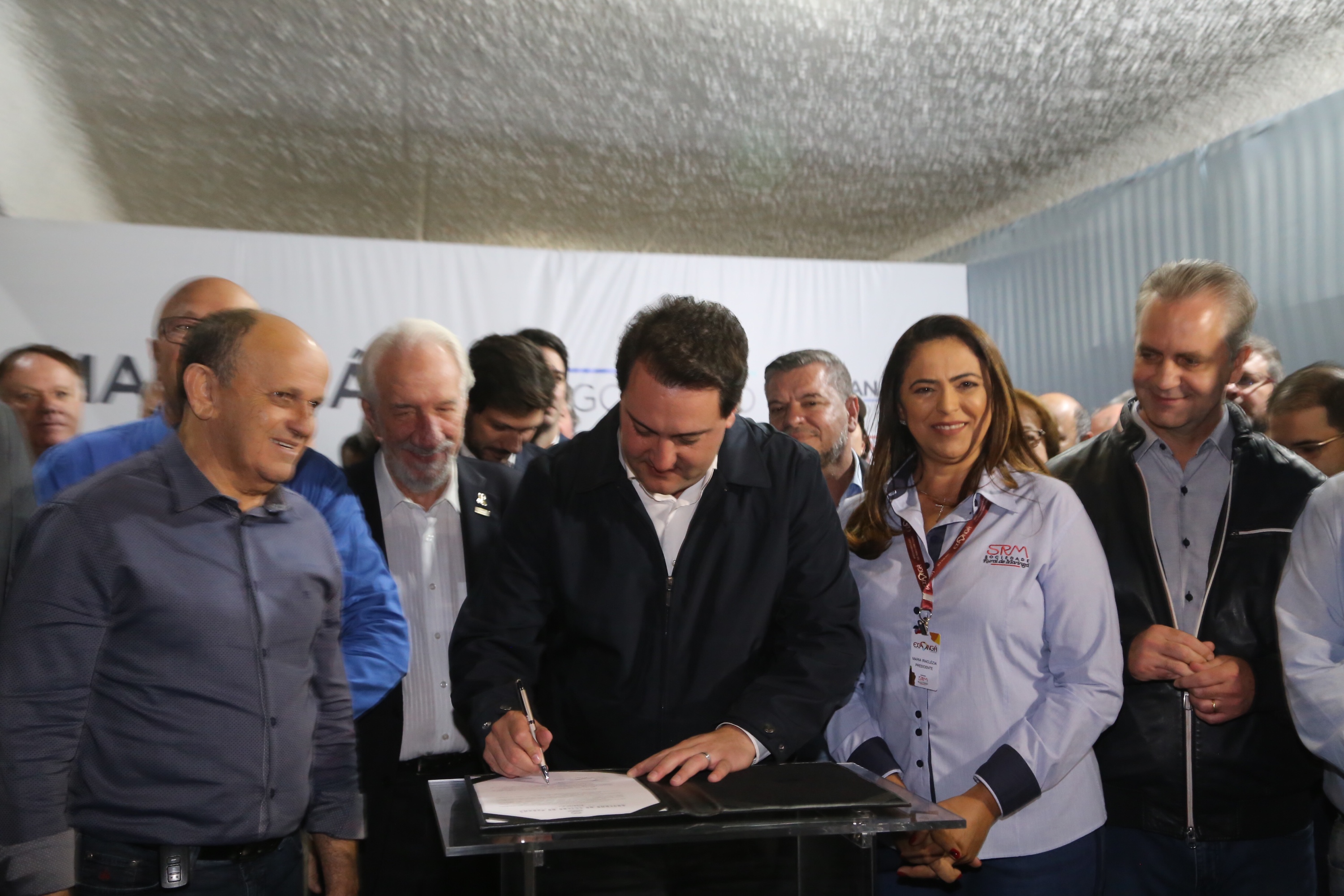 O governador Carlos Massa Ratinho Junior destacou, no ato de transferência da sede da administração estadual para Maringá, no Noroeste do Paraná, que a iniciativa visa atender as demandas da região e tornar o Governo mais acessível para a população. O município irá sediar o Poder Executivo até sexta-feira (17). Foto: Gilson Abreu/ANPr