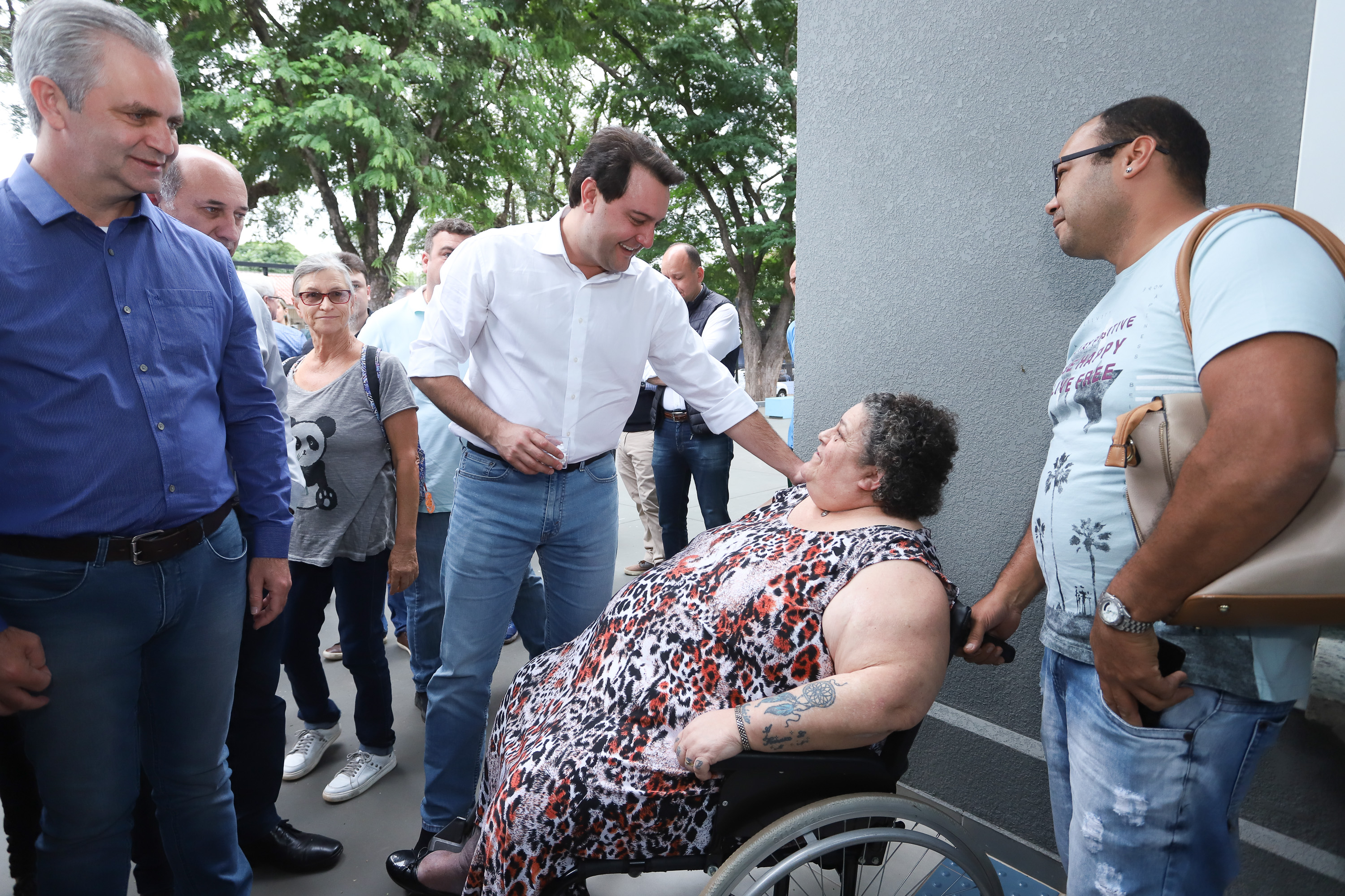 O governador Carlos Massa Ratinho Junior também inaugurou nesta quinta-feira (16) o CMEI José Prestes Neto, no Jardim Alvorada, em Maringá. O prédio de 3 mil metros quadrados tem capacidade para até 500 alunos do berçário ao 5° ano.Foto Rodrigo Felix Leal/ANPr