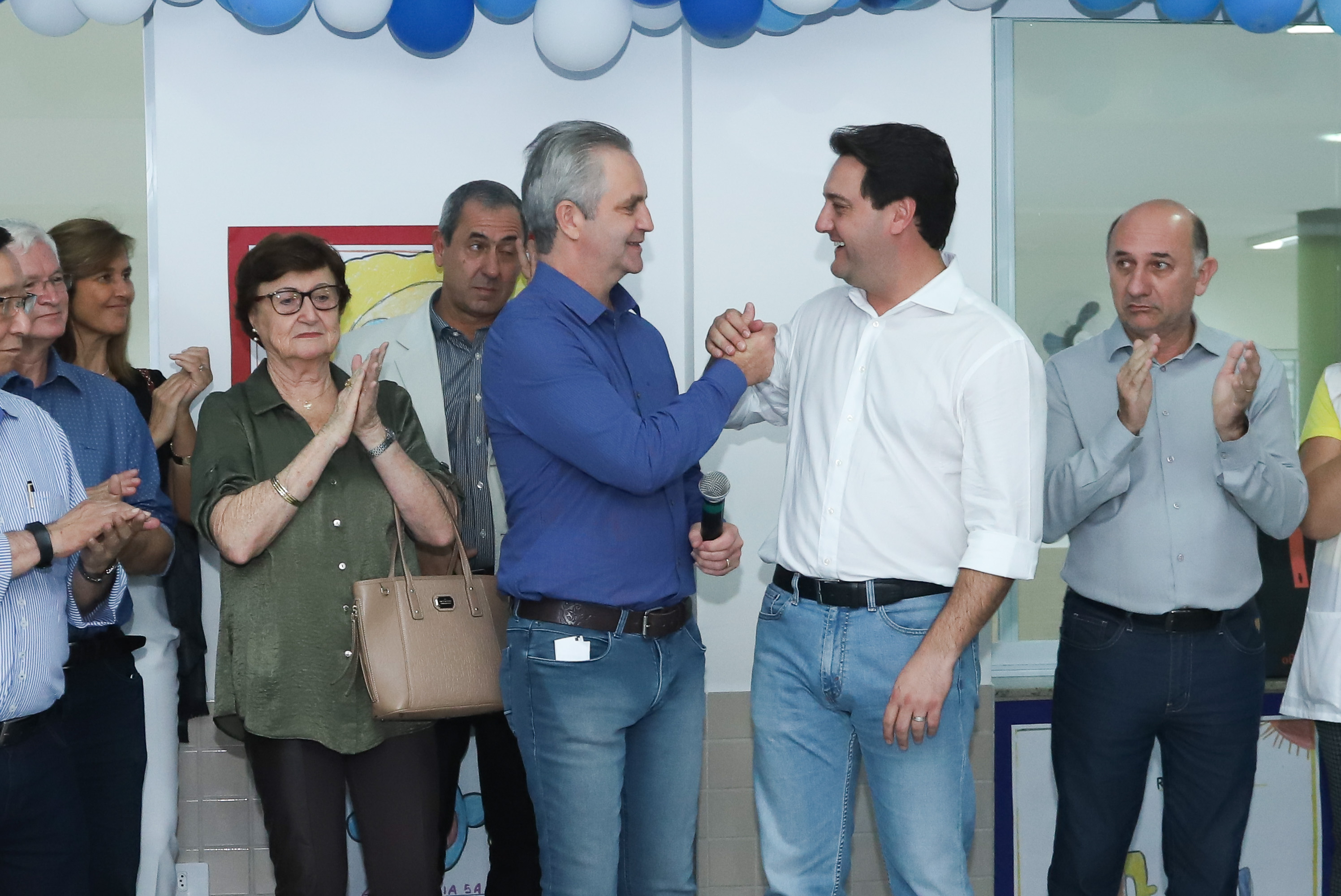 O governador Carlos Massa Ratinho Junior também inaugurou nesta quinta-feira (16) o CMEI José Prestes Neto, no Jardim Alvorada, em Maringá. O prédio de 3 mil metros quadrados tem capacidade para até 500 alunos do berçário ao 5° ano.Foto Rodrigo Felix Leal/ANPr