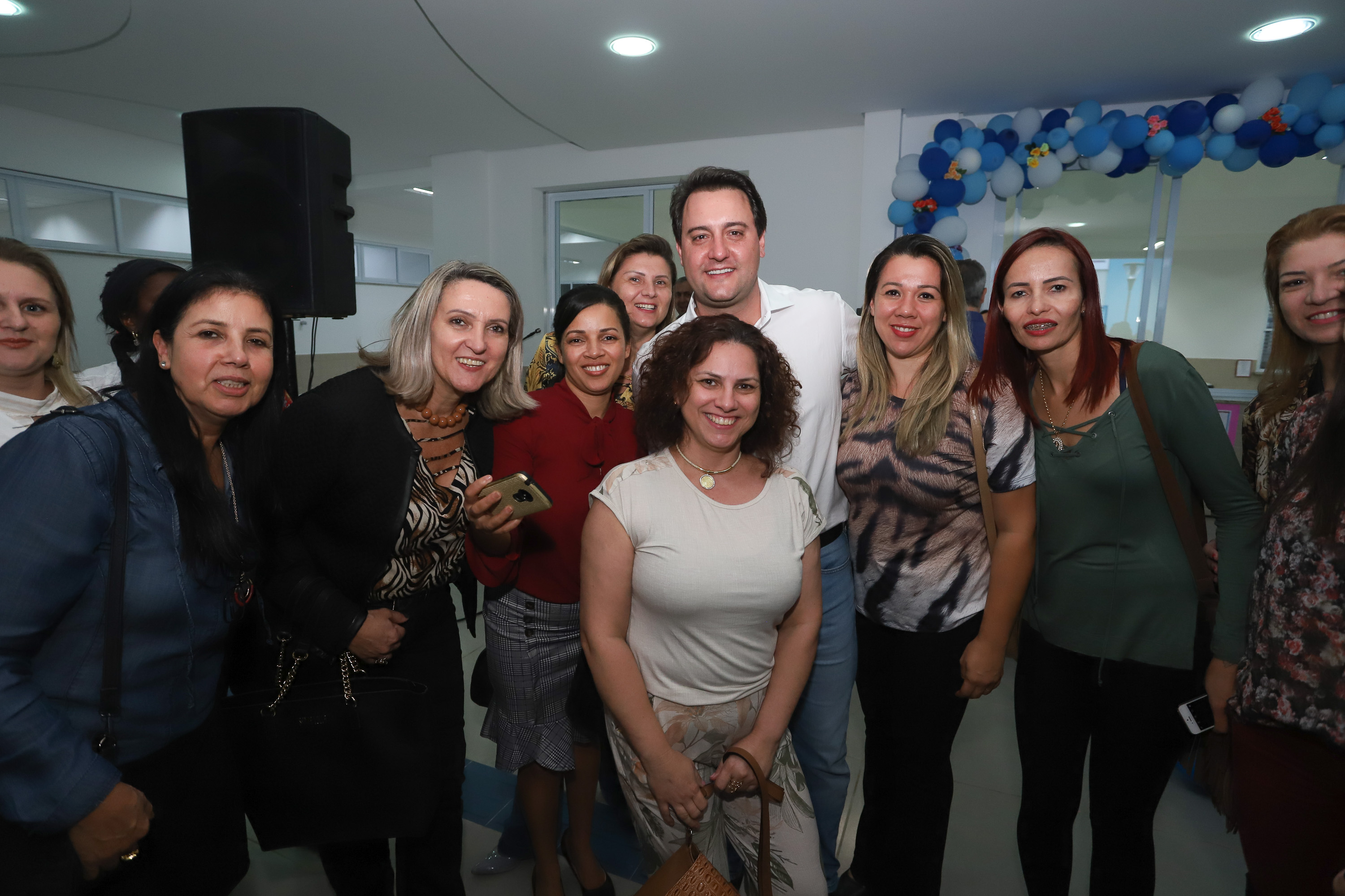 O governador Carlos Massa Ratinho Junior também inaugurou nesta quinta-feira (16) o CMEI José Prestes Neto, no Jardim Alvorada, em Maringá. O prédio de 3 mil metros quadrados tem capacidade para até 500 alunos do berçário ao 5° ano.Foto Rodrigo Felix Leal/ANPr