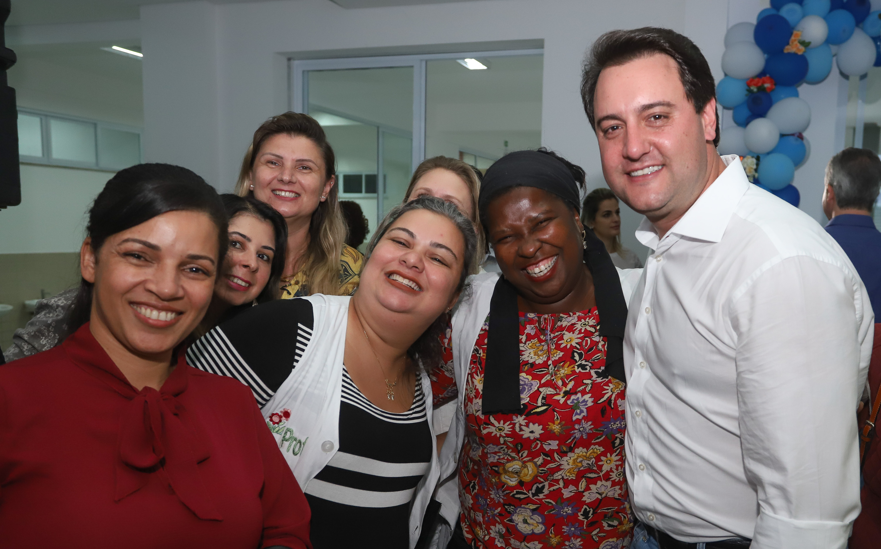 O governador Carlos Massa Ratinho Junior também inaugurou nesta quinta-feira (16) o CMEI José Prestes Neto, no Jardim Alvorada, em Maringá. O prédio de 3 mil metros quadrados tem capacidade para até 500 alunos do berçário ao 5° ano.Foto Rodrigo Felix Leal/ANPr