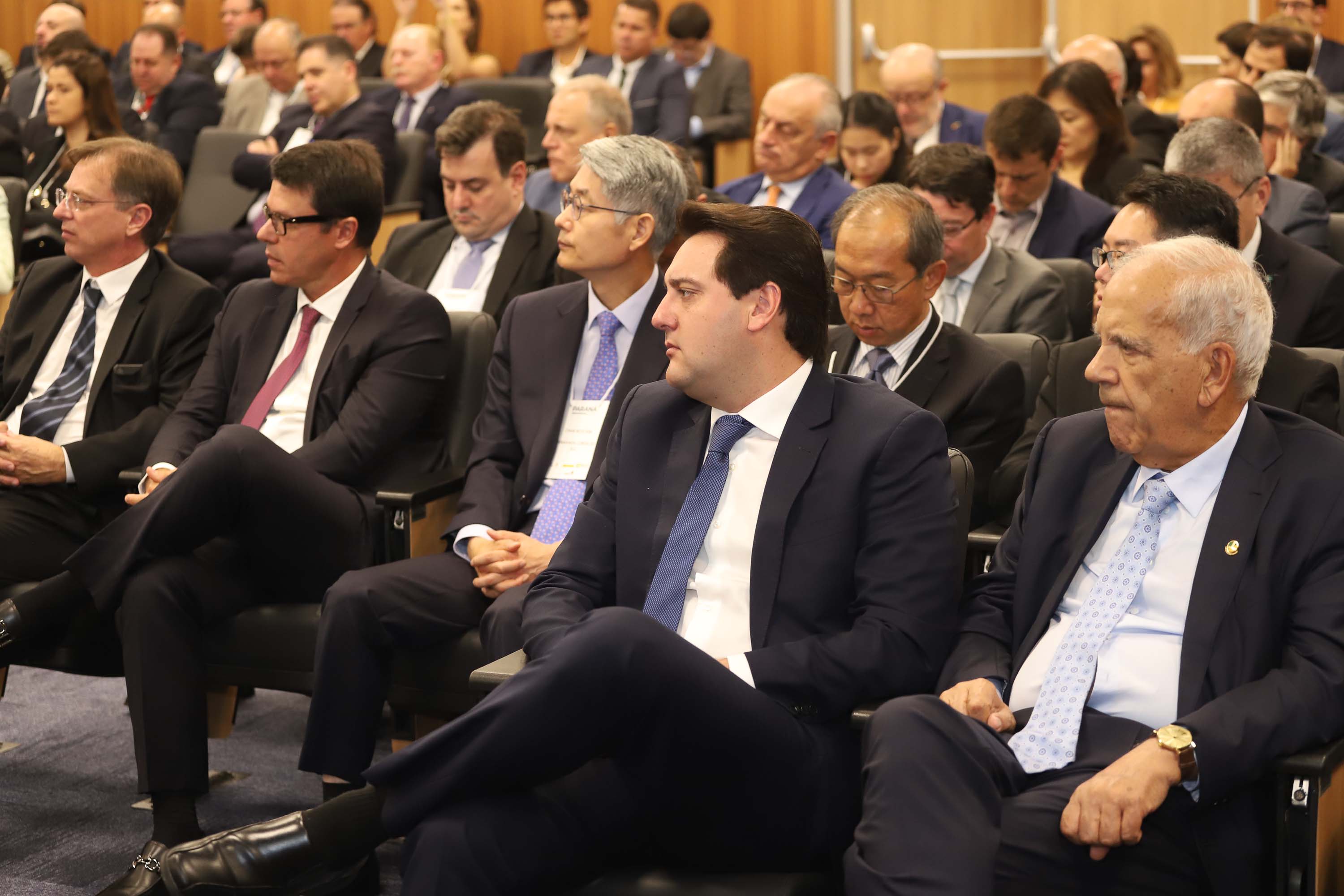 Programa de concessões na área da infraestrutura, projetos de parcerias público-privadas e um ambiente propício para negócios tornam o Paraná o Estado atrativo para investidores. A avaliação é do governador Carlos Massa Ratinho Junior, que abriu nesta terça-feira (21) a segunda edição do Paraná Day.Foto: Rodrigo Felix Leal/ANPr