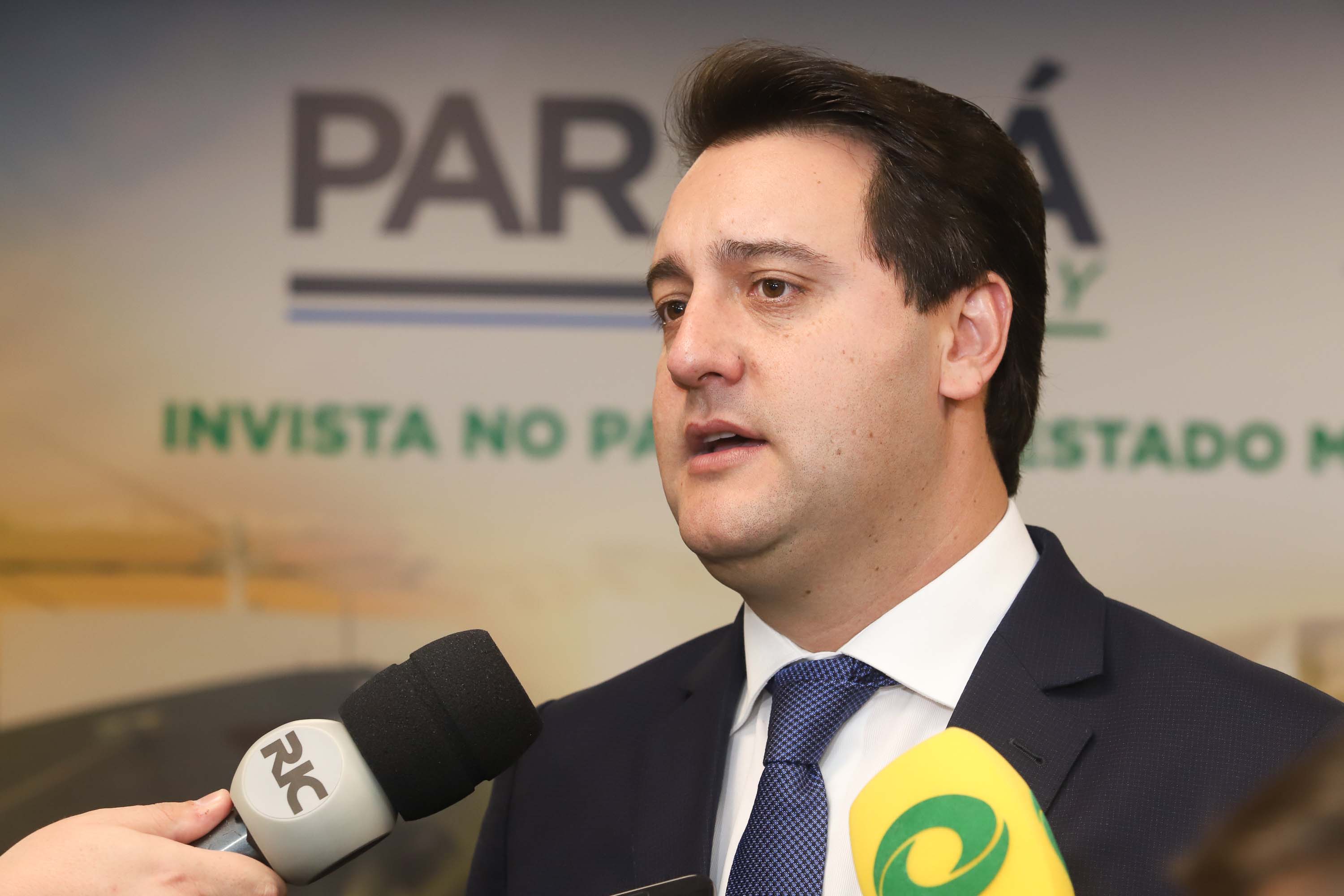 Programa de concessões na área da infraestrutura, projetos de parcerias público-privadas e um ambiente propício para negócios tornam o Paraná o Estado atrativo para investidores. A avaliação é do governador Carlos Massa Ratinho Junior, que abriu nesta terça-feira (21) a segunda edição do Paraná Day.Foto: Rodrigo Felix Leal/ANPr