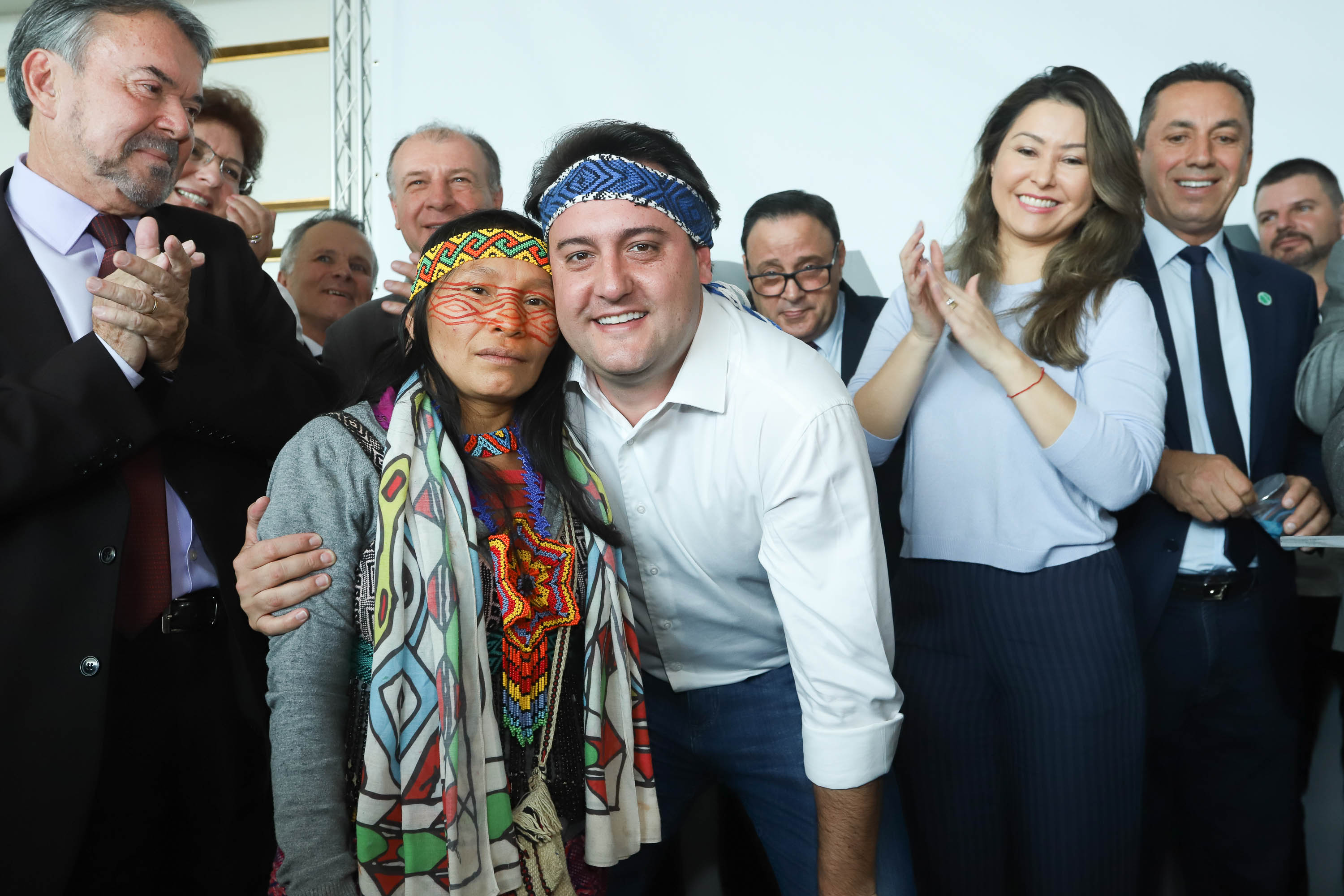 O governador Carlos Massa Ratinho Junior disse nesta quarta-feira (22), no lançamento oficial da Superintendência Geral de Diálogo e Interação Social (Sudis), que o Governo do Paraná está aberto ao diálogo e vai trabalhar diariamente para atender as demandas de todos os setores da sociedade, principalmente dos mais necessitados, em respeito ao compromisso com a construção de um Estado moderno e protetivo.Foto: Rodrigo Felix Leal/ANPr