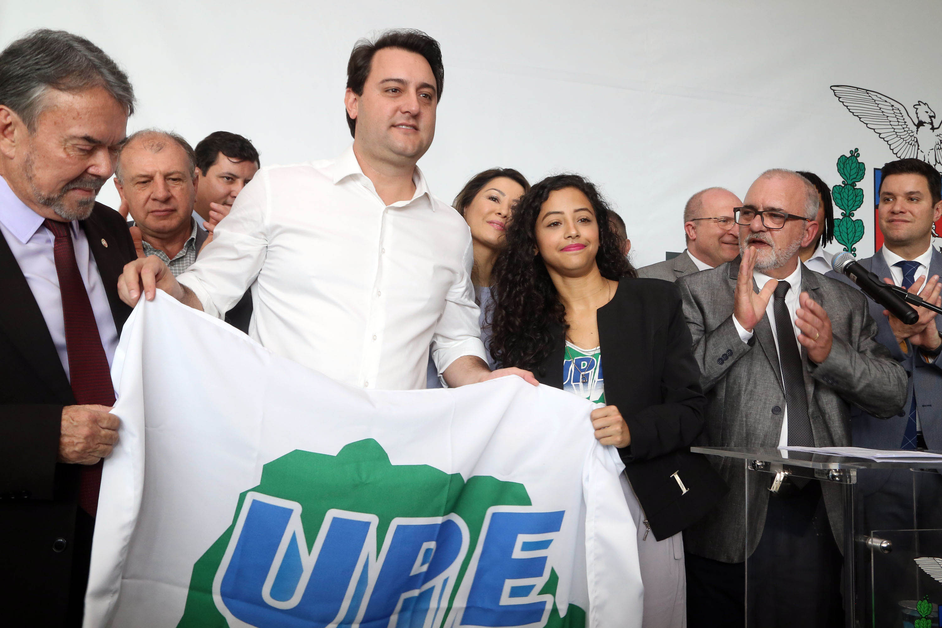 O governador Carlos Massa Ratinho Junior disse nesta quarta-feira (22), no lançamento oficial da Superintendência Geral de Diálogo e Interação Social (Sudis), que o Governo do Paraná está aberto ao diálogo e vai trabalhar diariamente para atender as demandas de todos os setores da sociedade, principalmente dos mais necessitados, em respeito ao compromisso com a construção de um Estado moderno e protetivo.Foto: Gilson Abreu/ANPr