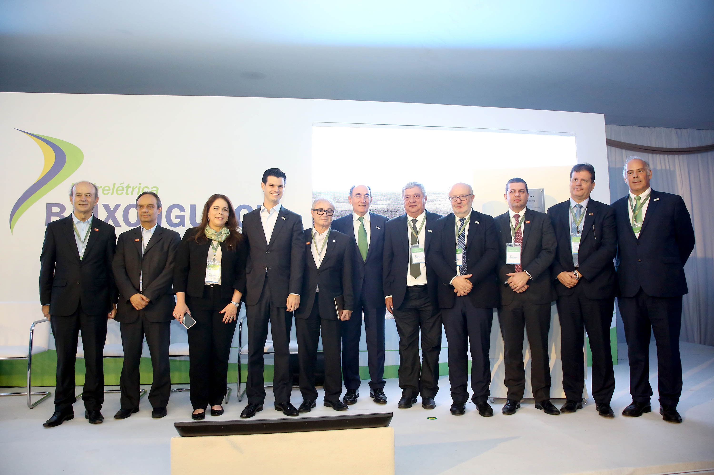 A Usina Hidrelétrica Baixo Iguaçu, último aproveitamento energético do Rio Iguaçu, foi inaugurada nesta quinta-feira (23) em Capanema, no Sudoeste do Estado
