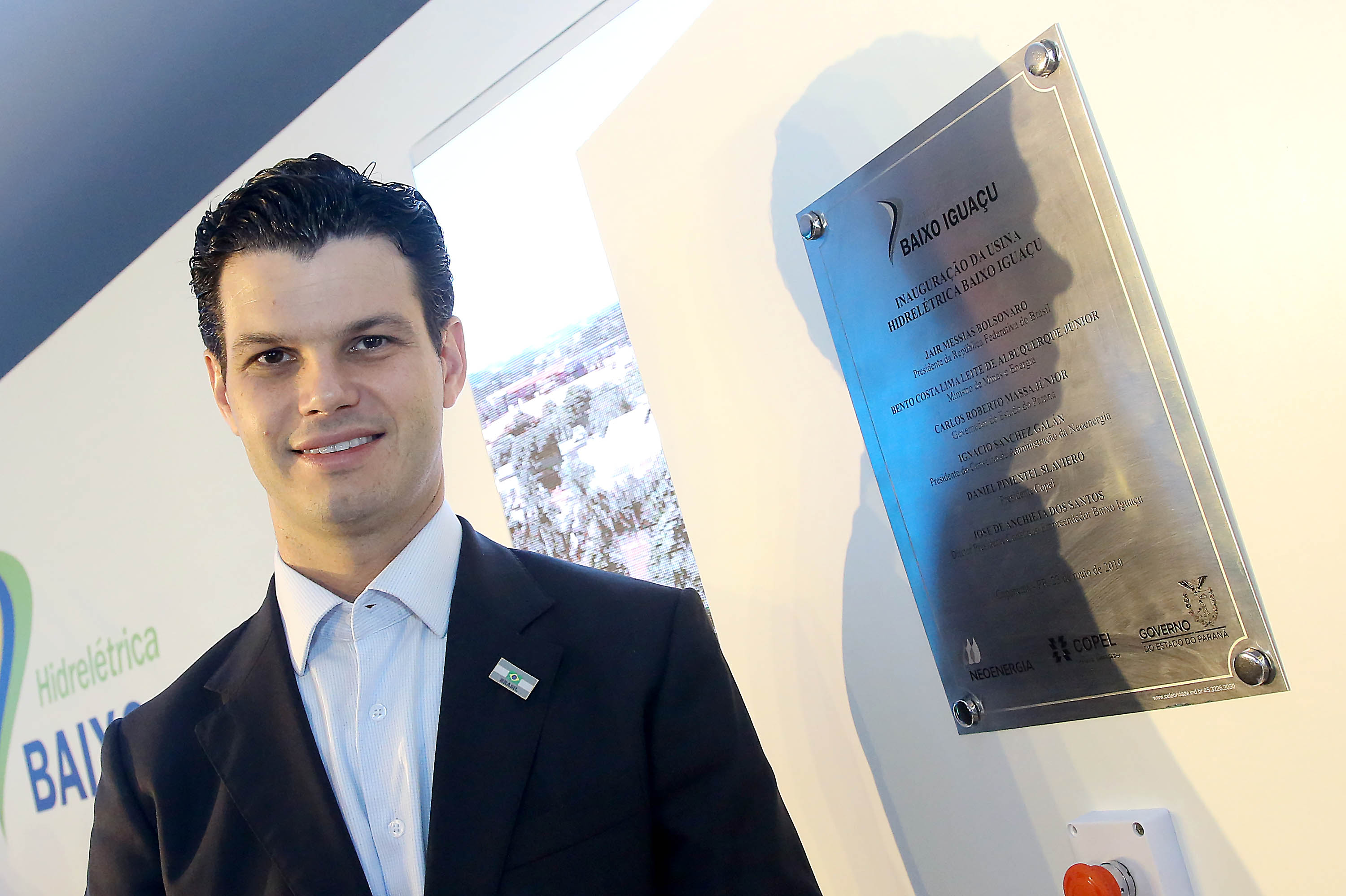 A Usina Hidrelétrica Baixo Iguaçu, último aproveitamento energético do Rio Iguaçu, foi inaugurada nesta quinta-feira (23) em Capanema, no Sudoeste do Estado
