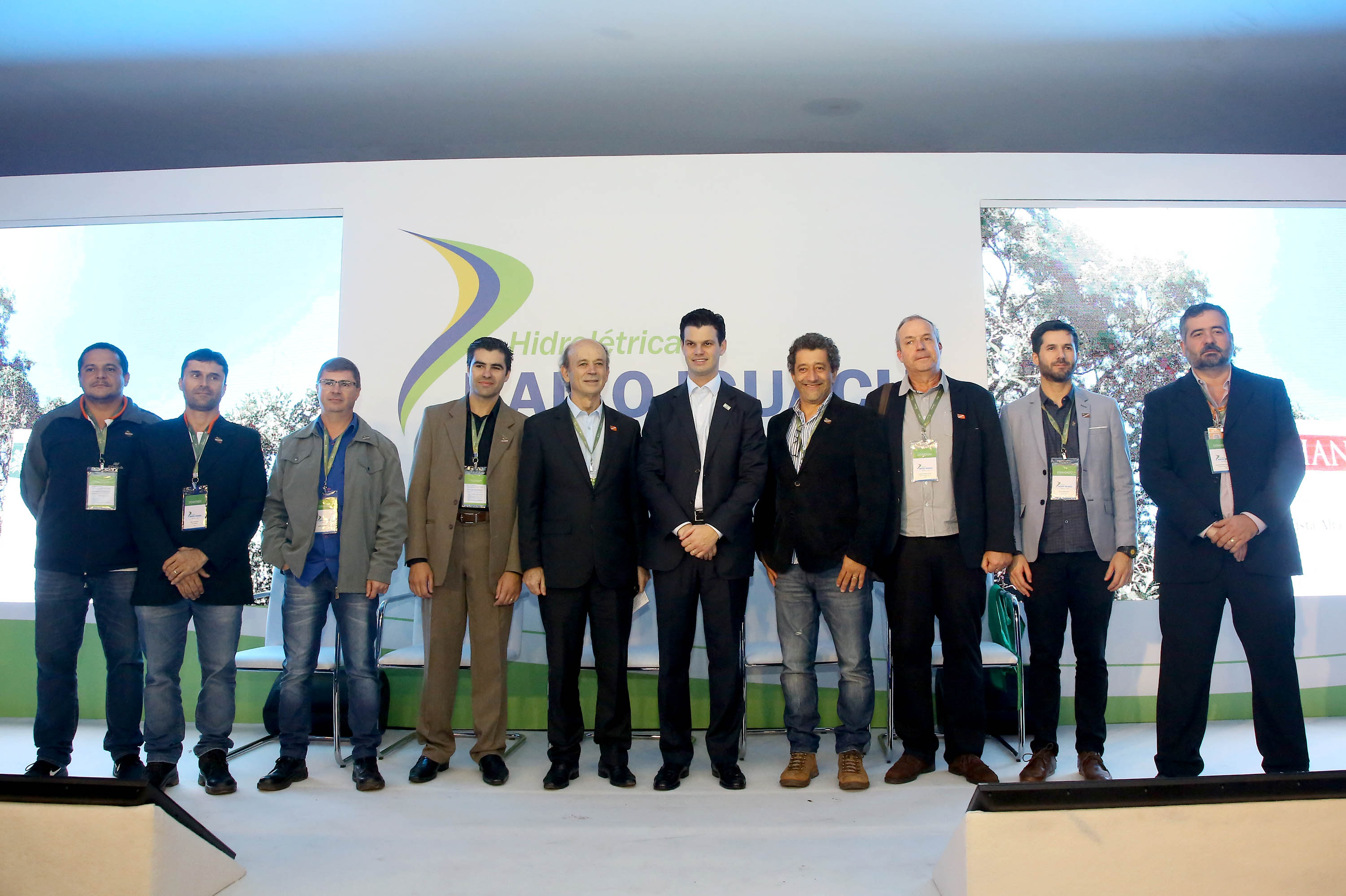 A Usina Hidrelétrica Baixo Iguaçu, último aproveitamento energético do Rio Iguaçu, foi inaugurada nesta quinta-feira (23) em Capanema, no Sudoeste do Estado