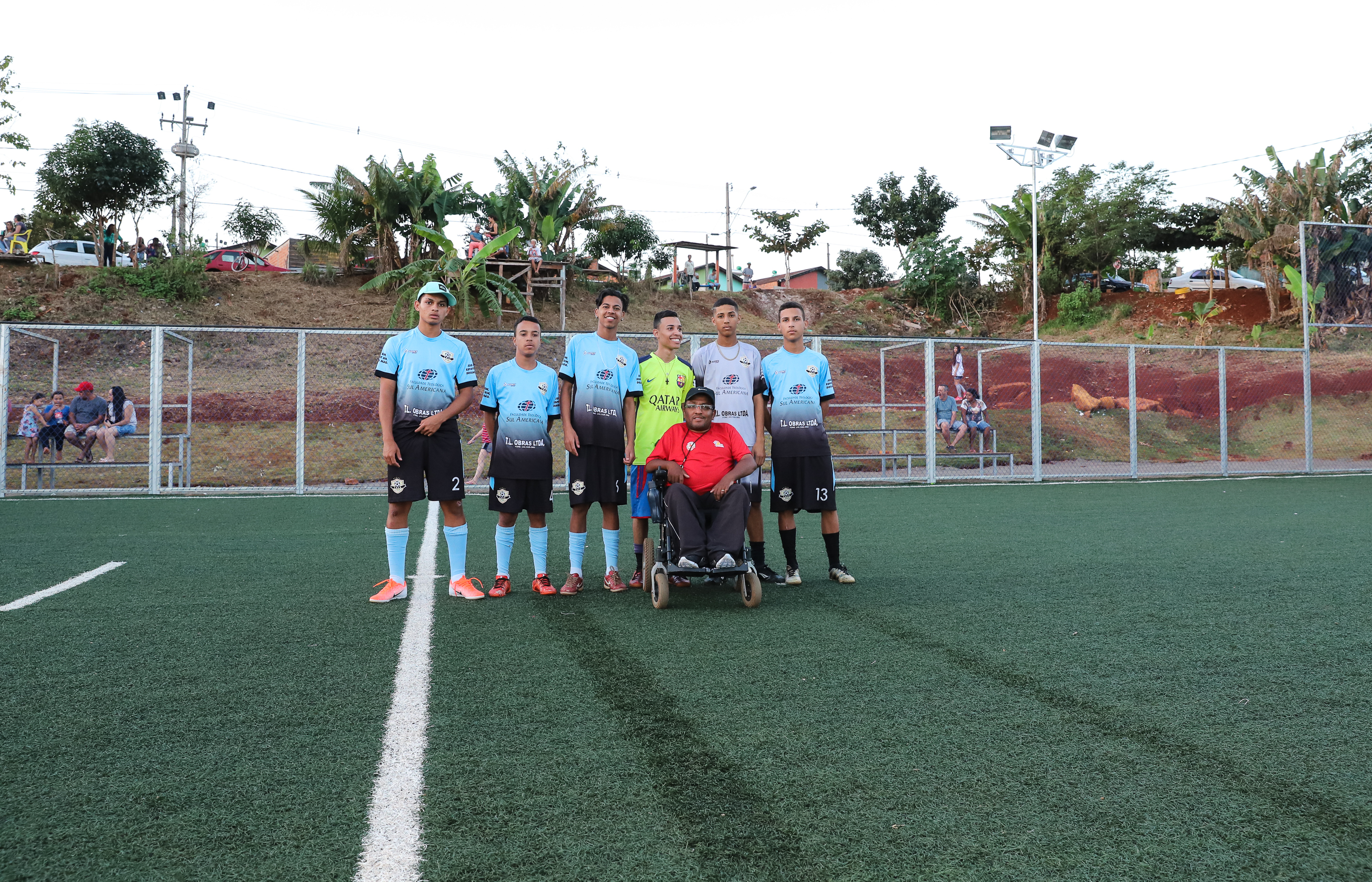 Londrina, no Norte do Paraná, ganhou uma unidade do projeto Arena Multiuso, espaço para atividades esportivas e de recreação, implantado pelo Governo do Estado, em parceria com o município. Instalada no conjunto residencial Vista Bela, a unidade foi entregue à comunidade pelo governador Carlos Massa Ratinho Junior, nesta quinta-feira (20). - Londrina, 20/06/2019 - Foto: Rodrigo Félix Leal/ANPr