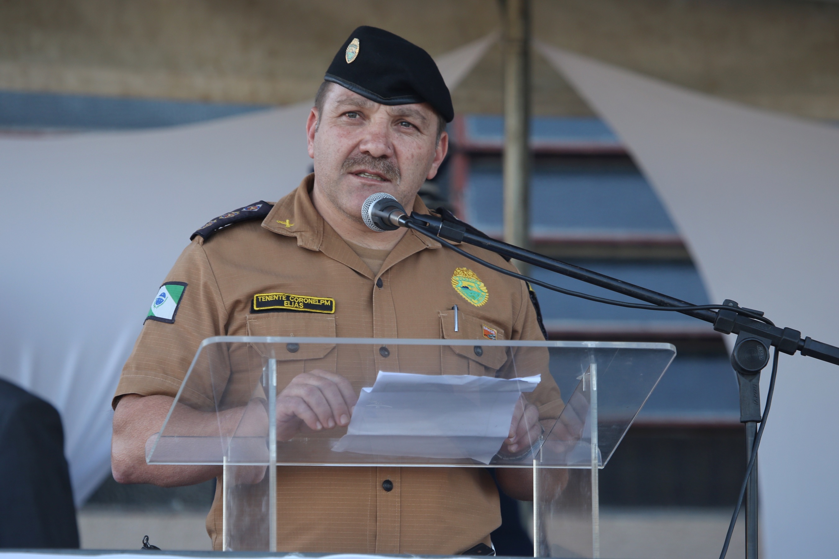 O governador Carlos Massa Ratinho Junior e o presidente em exercício Hamilton Mourão receberam nesta sexta-feira (28) a medalha Heróis da Cavalaria, da Polícia Montada Coronel Dulcídio. A condecoração foi entregue na cerimônia, em Curitiba, que comemora os 140 anos do regimento, que é a unidade mais antiga da Polícia Militar do Paraná. - Curitiba, 28/06/2019 - Foto: José Fernando Ogura/ANPr