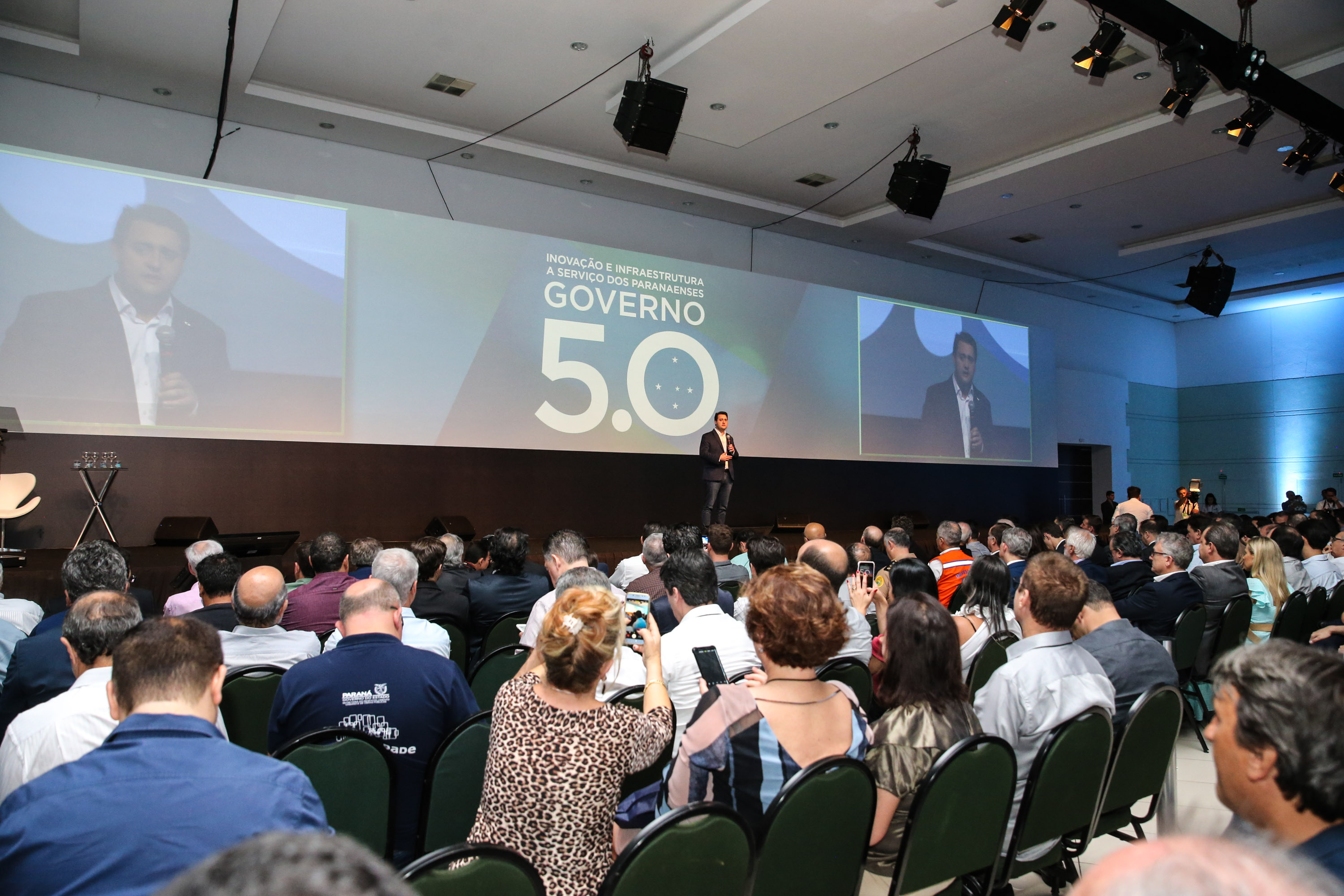 O governador Carlos Massa Ratinho Junior faz a abertura nesta quinta-feira (31), do encontro de capacitação Governo 5.0 no Hotel Rafain Palace & Convention, em Foz do Iguaçu. Foz do Iguaçu, 17/10/2019 - Foto: Geraldo Bubniak/AEN