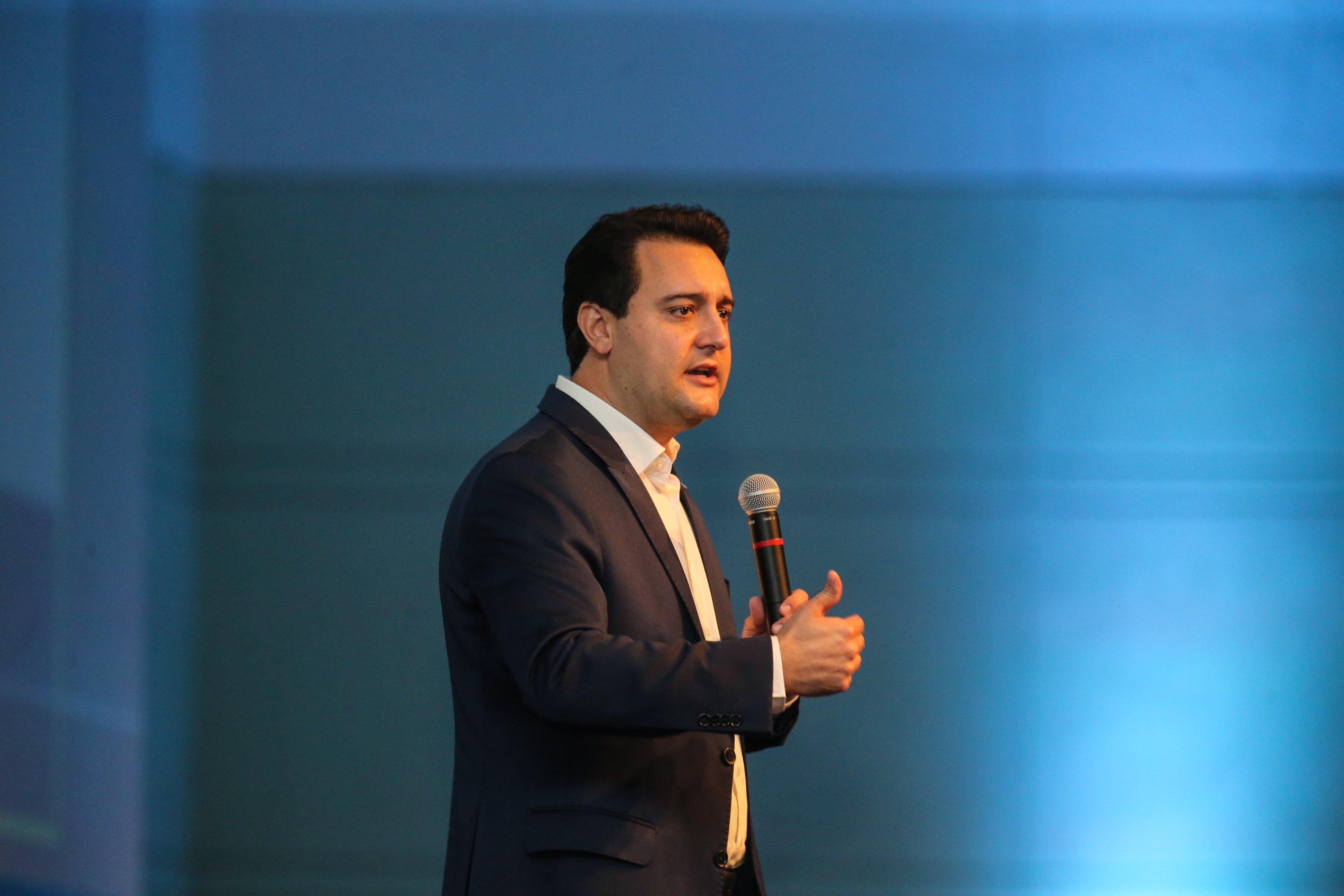 O governador Carlos Massa Ratinho Junior faz a abertura nesta quinta-feira (31), do encontro de capacitação Governo 5.0 no Hotel Rafain Palace & Convention, em Foz do Iguaçu. Foz do Iguaçu, 17/10/2019 - Foto: Geraldo Bubniak/AEN