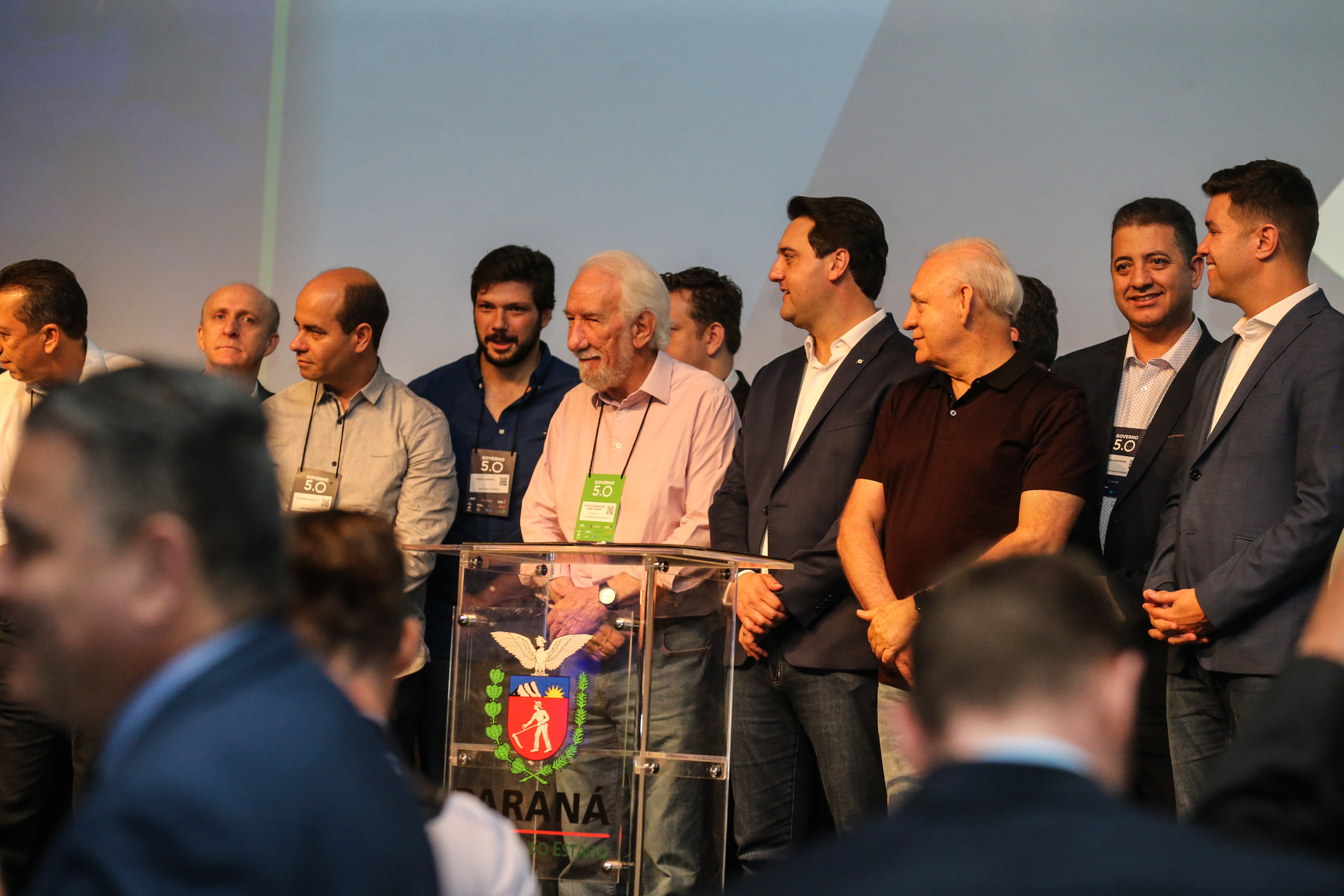 O governador Carlos Massa Ratinho Junior faz a abertura nesta quinta-feira (31), do encontro de capacitação Governo 5.0 no Hotel Rafain Palace & Convention, em Foz do Iguaçu. Foz do Iguaçu, 17/10/2019 - Foto: Geraldo Bubniak/AEN