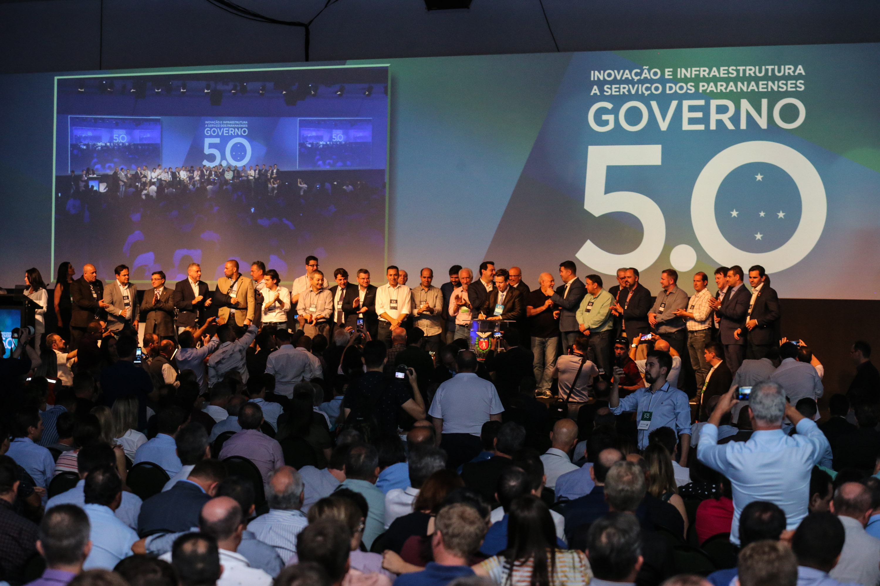 O governador Carlos Massa Ratinho Junior faz a abertura nesta quinta-feira (31), do encontro de capacitação Governo 5.0 no Hotel Rafain Palace & Convention, em Foz do Iguaçu. Foz do Iguaçu, 17/10/2019 - Foto: Geraldo Bubniak/AEN