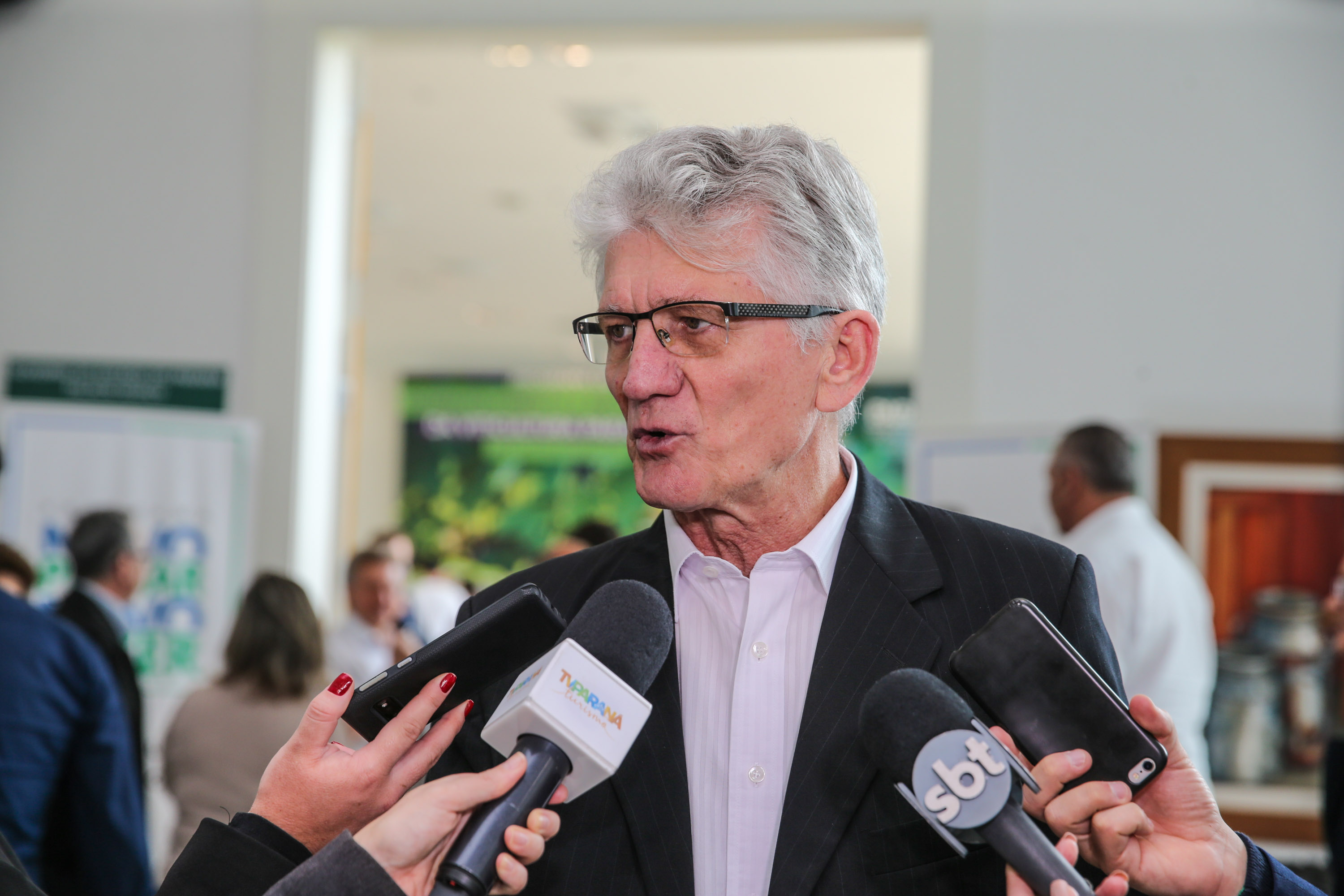 O Governador Carlos Massa Ratinho Júnior e o secretário estadual da Agricultura e Abastecimento, Norberto Ortigara, lançam nesta terça-feira (26), o programa de Desenvolvimento e Revitalização da Viticultura e da Agroindústria Vitícola no Paraná, o Revitis. Na foto, Secretário de Agricultura e Abastecimento, Norberto Ortigara. Curitiba, 26/11/2019 - Foto: Geraldo Bubniak/AEN