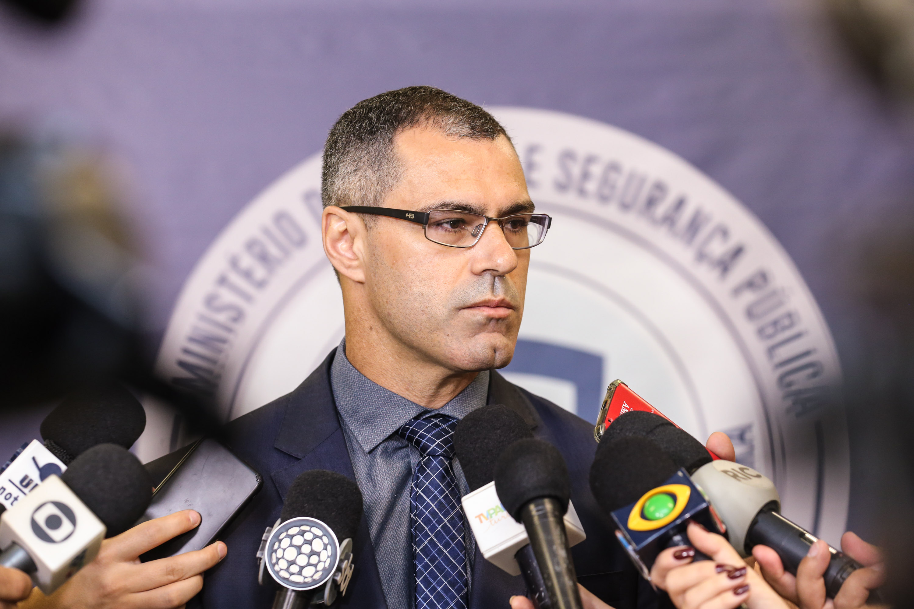 CIOF FOZ O Centro Integrado de Operações de Fronteira, em Foz do Iguaçu. O CIOF reforçará as ações estratégicas estaduais de combate ao tráfico e ao crime organizado. A estrutura passa a integrar o Parque Tecnológico Itaipu, na Itaipu Binacional. Na foto, Emerson Antonio Rodrigues, coordenador CIOF. Foz do Iguaçu, 16/12/2019 - Foto: Geraldo Bubniak/AEN