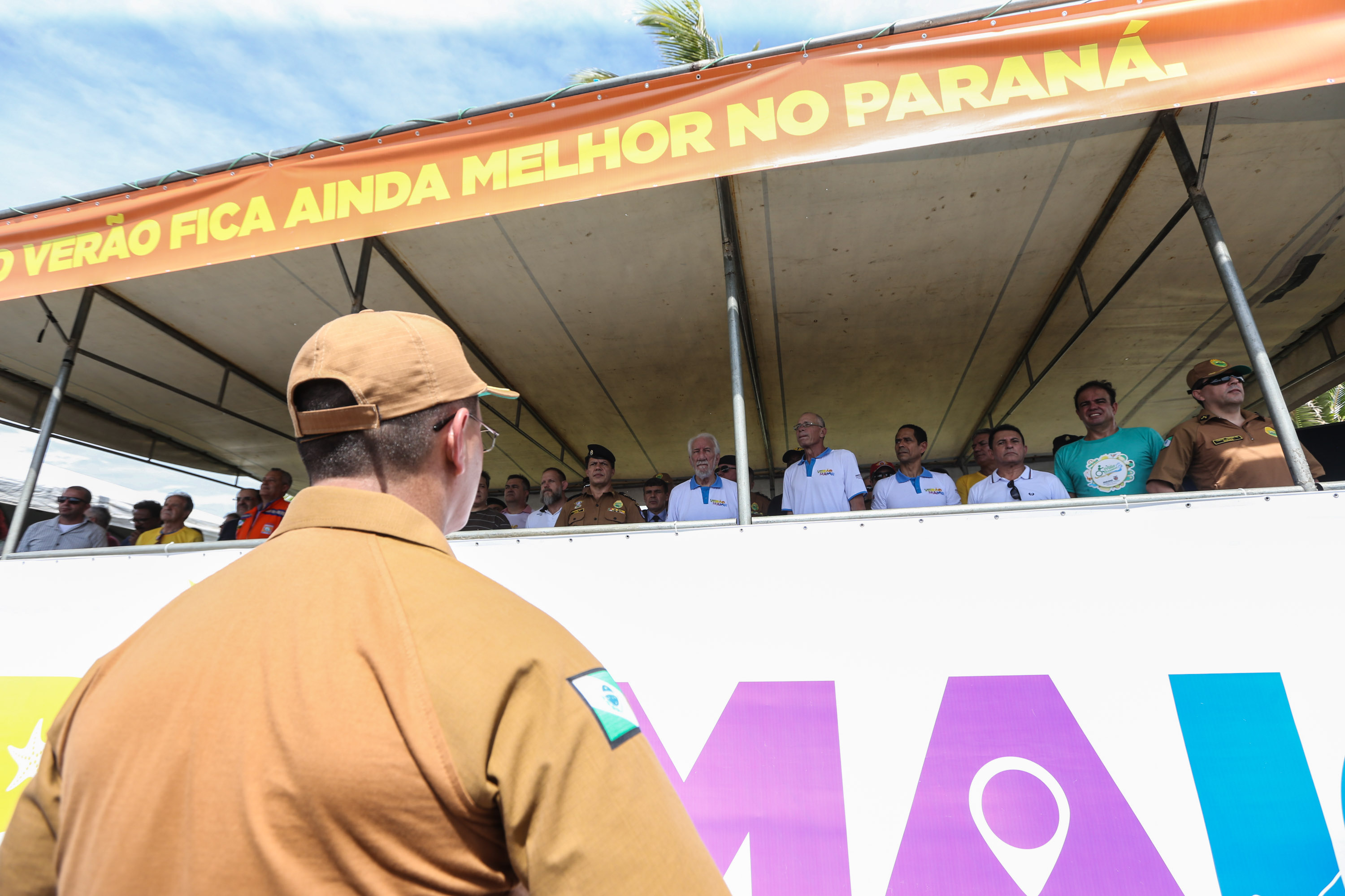 Verao Maior O vice governador Darci Piana participa neste sábado (21), do Lançamento do Verão Maior 2019/2020. O evento acontece em Matinhos e marca o início das ações dos órgãos estaduais no Litoral e nas praias de água doce nas Costas Oeste, Norte e Noroeste, durante toda a temporada até 1º de março. Matinhos, 21/12/2019 - Foto: Geraldo Bubniak/AEN